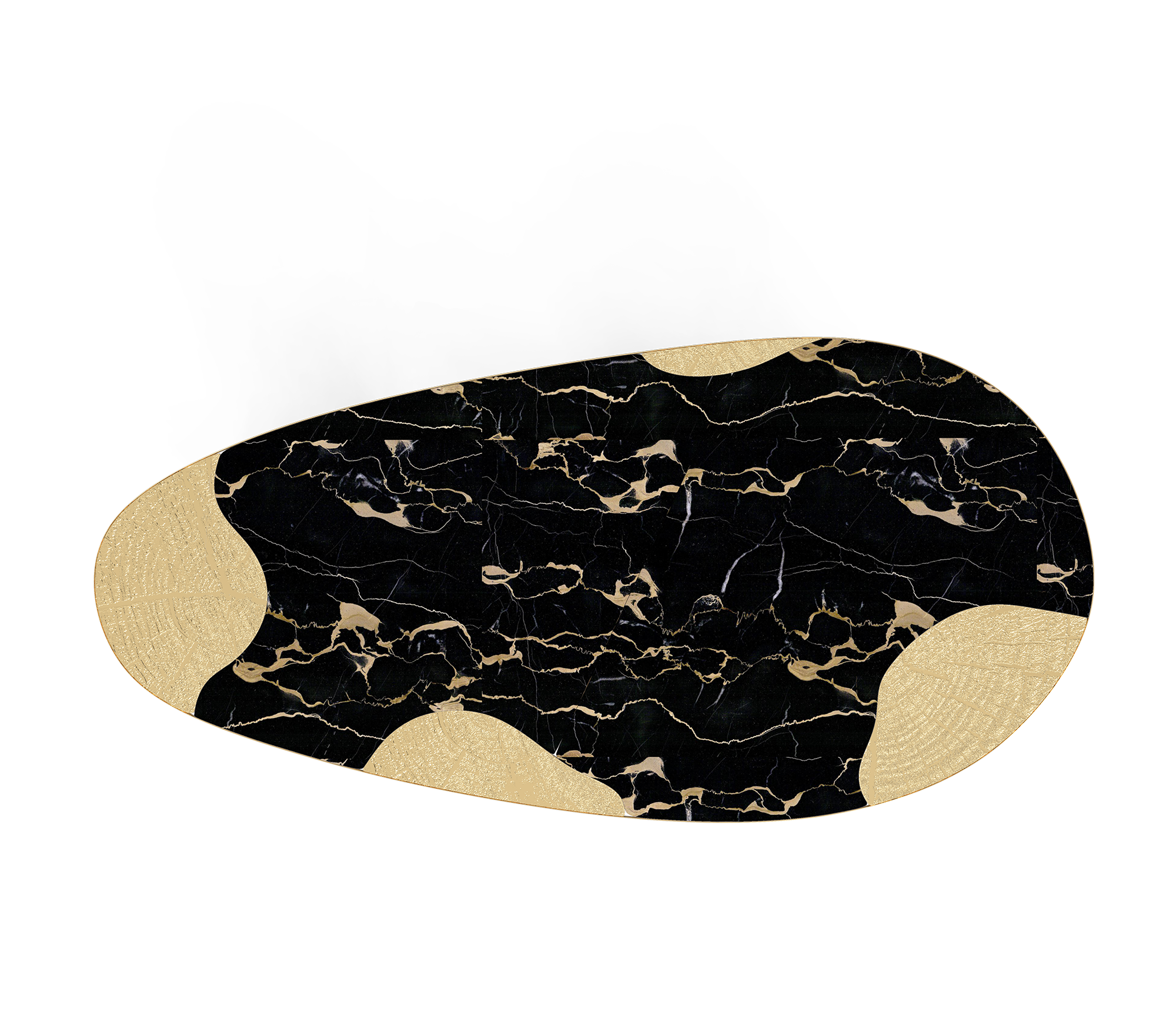 Marble & Gold Luxe Dining Table
