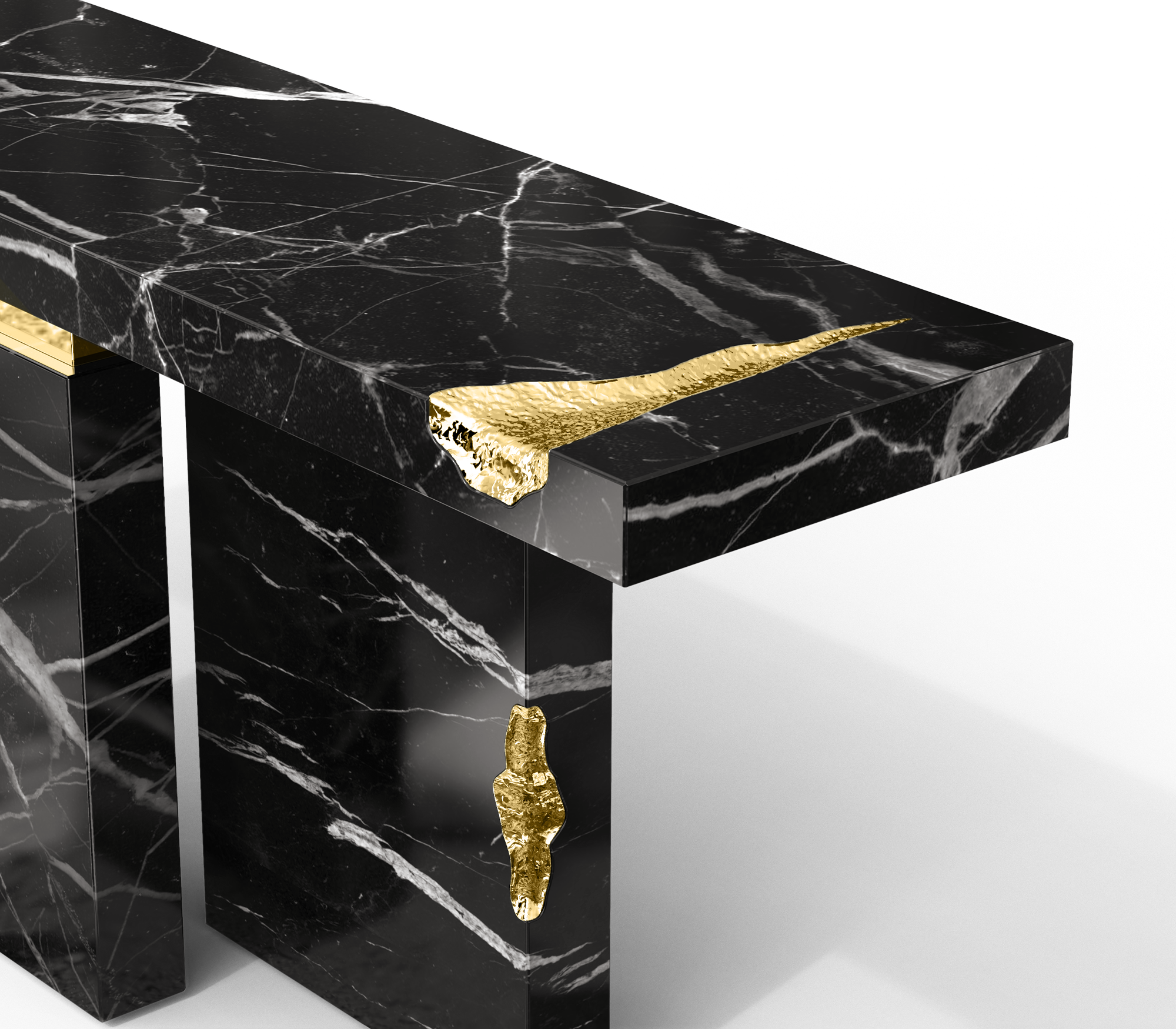 Dominion Nero Marquina Designer Console