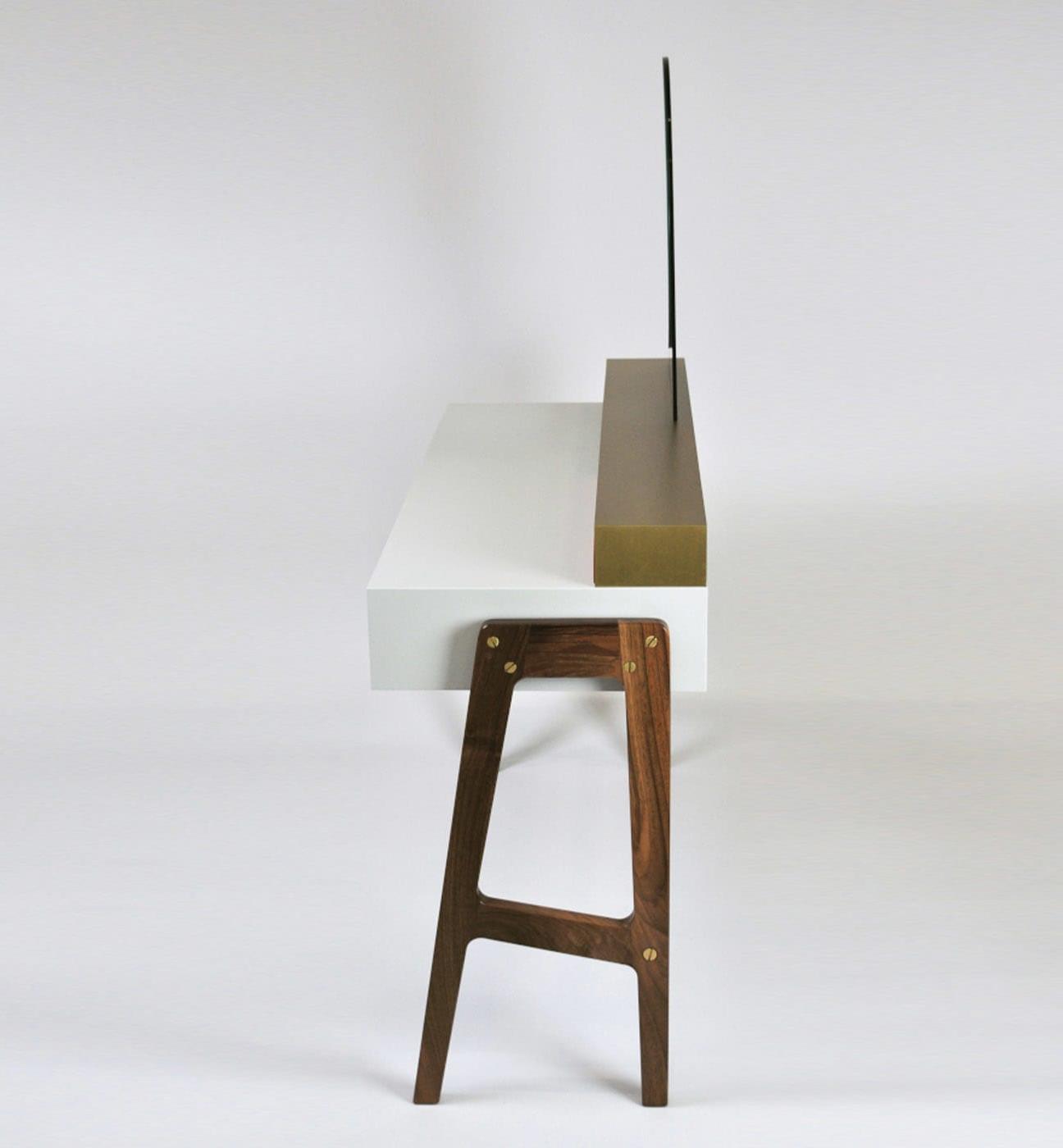 Elegant Vanity Table with Mirror
