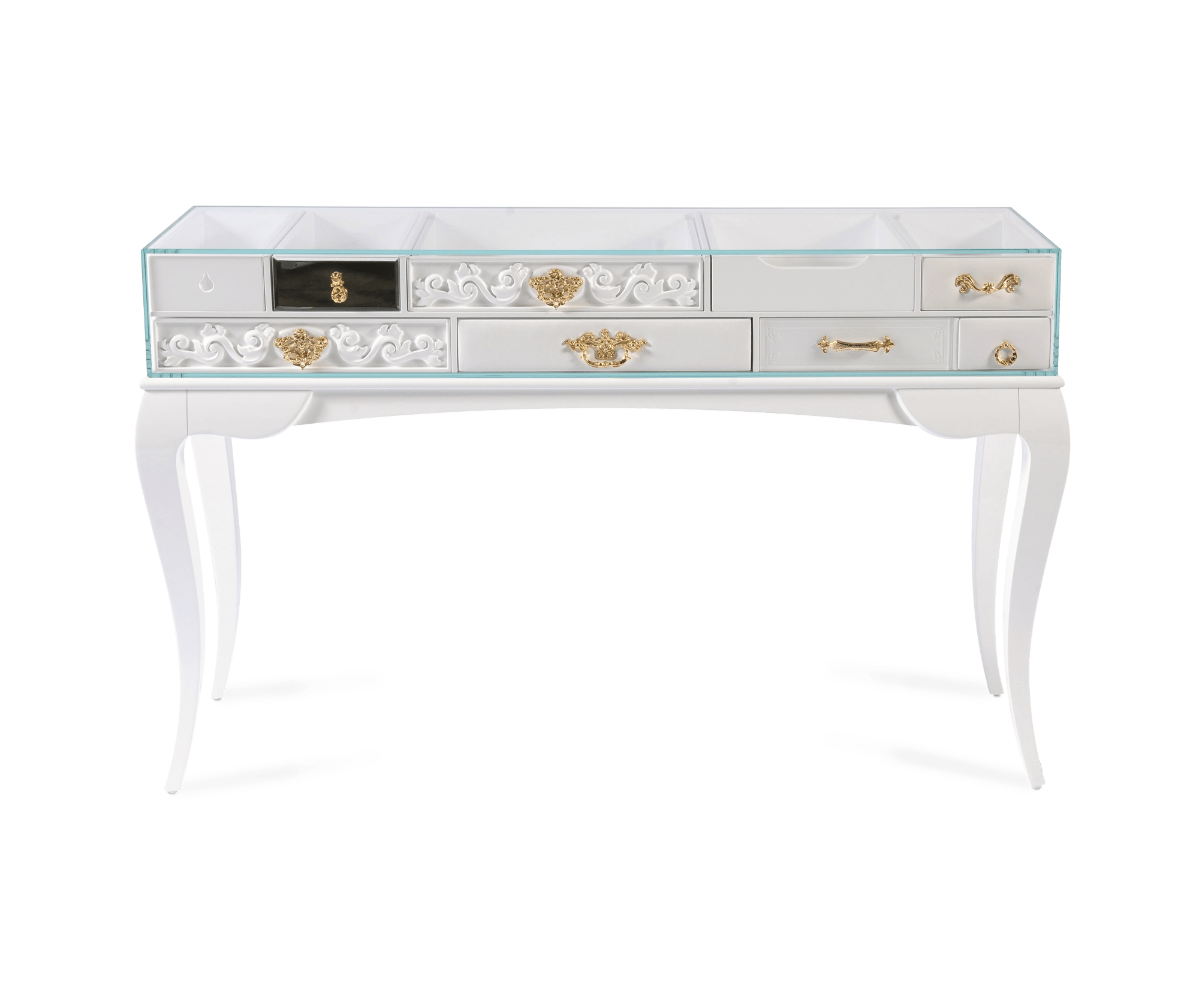 Windsor White Luxe Console