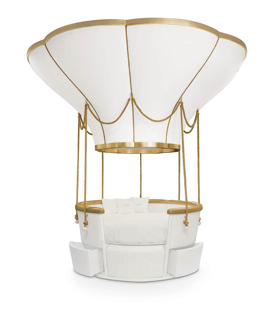 Balloon White Kids Bed