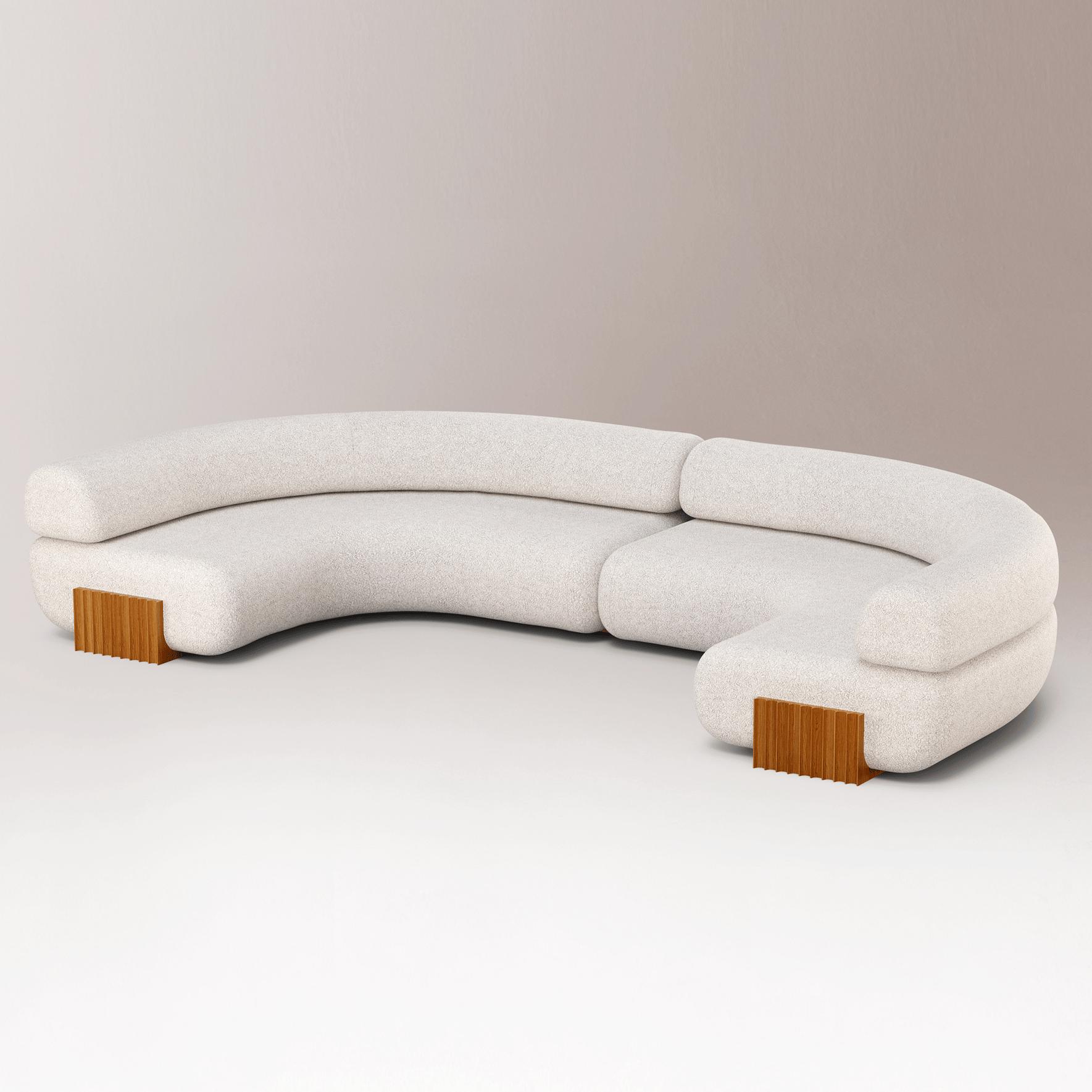 Carmel White Modular Sofa