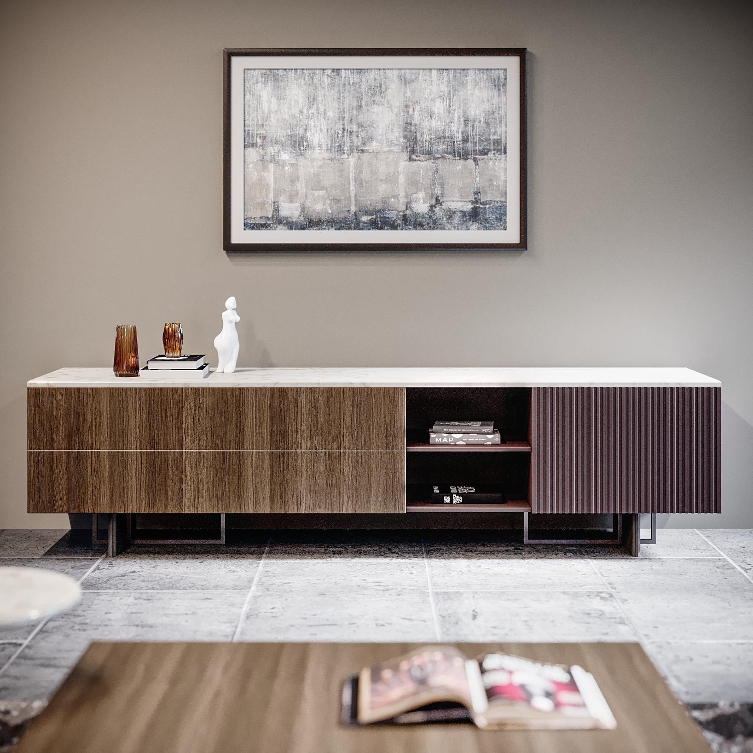 Kate Marble Low Sideboard