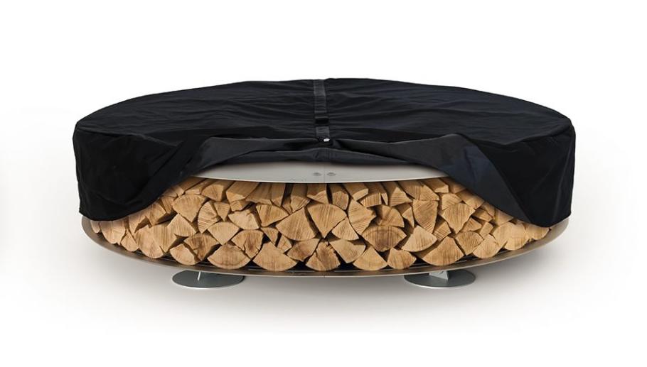 Steel Outdoor Fire Pit | Finishing: Vintage Brown | Dimensions: Ø 300 cm