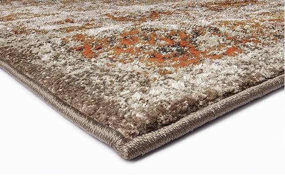 Abstract Yellow Vintage Indoor Rug | Size: 160 x 235 cm