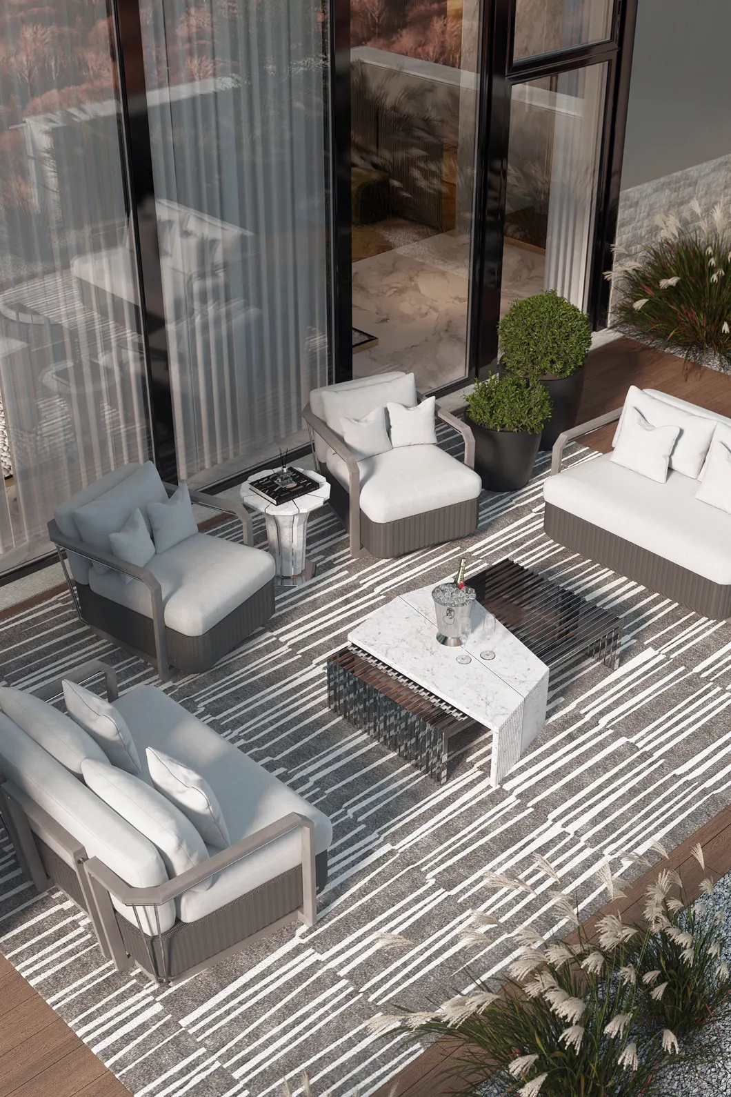 Legacy Grey Two-Seat Sofa - 3