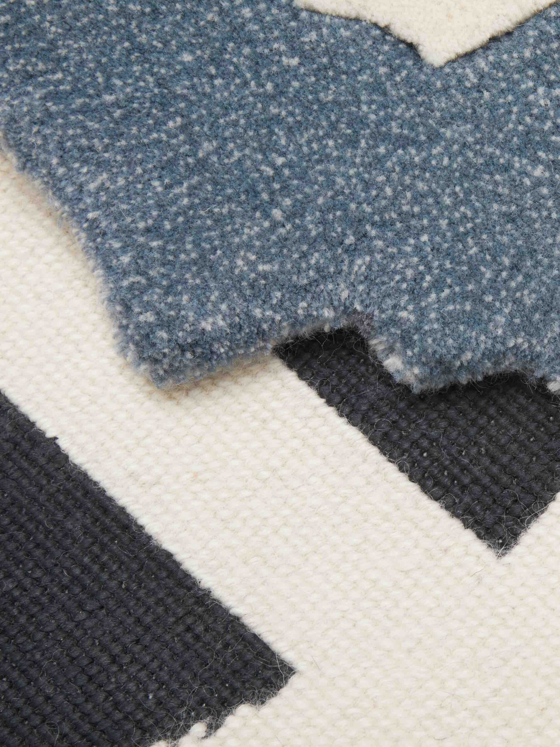 Shaped Designer Wool Rug