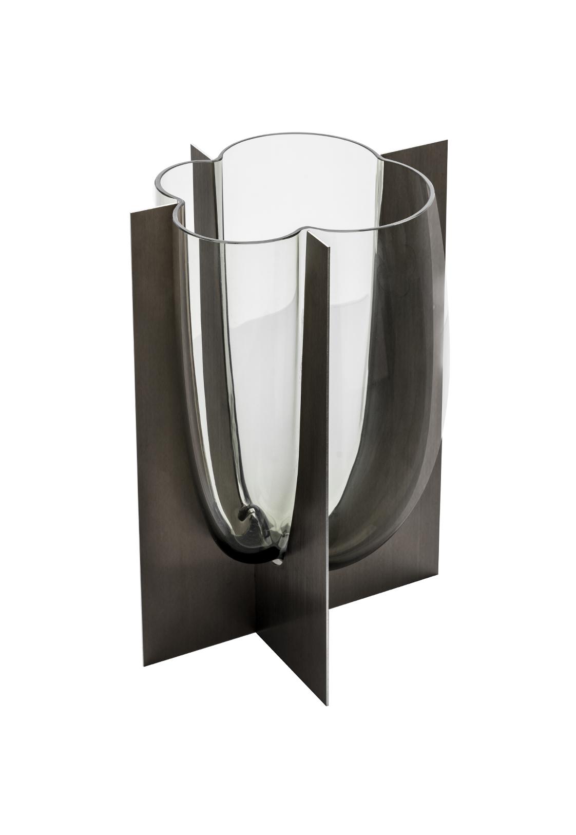 Bouble Italian Glass Vase