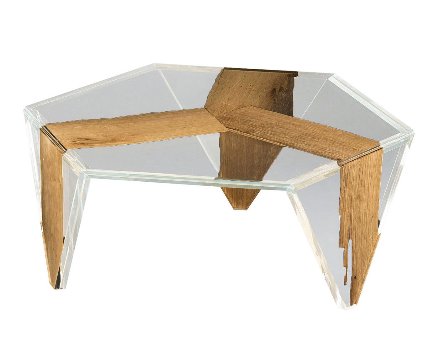 Venezia Low Glass Coffee Table