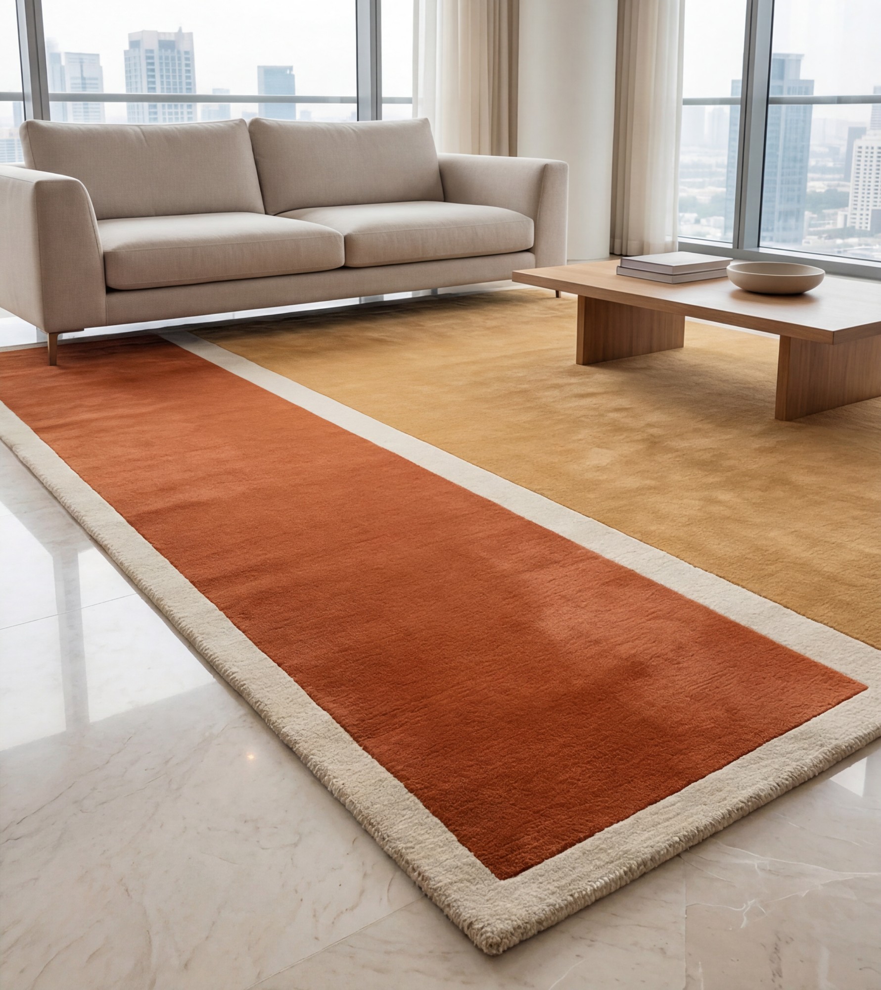 Copper Column Signature Rug