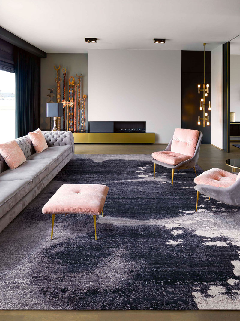 Splash Galileo Luxury Silk / Wool Rug | Size: 300 x 400 cm