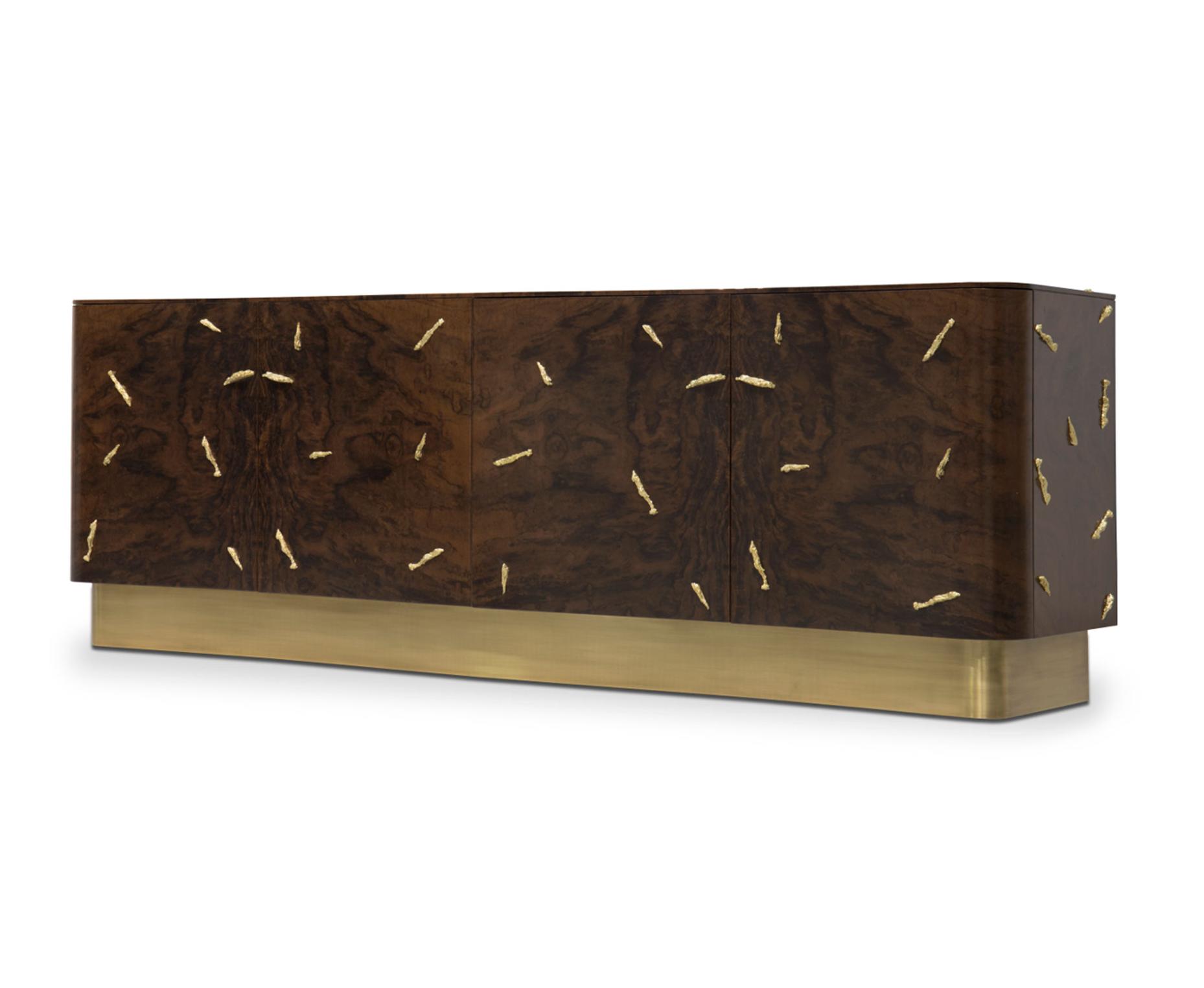 Designer Wood Crafted Sideboard