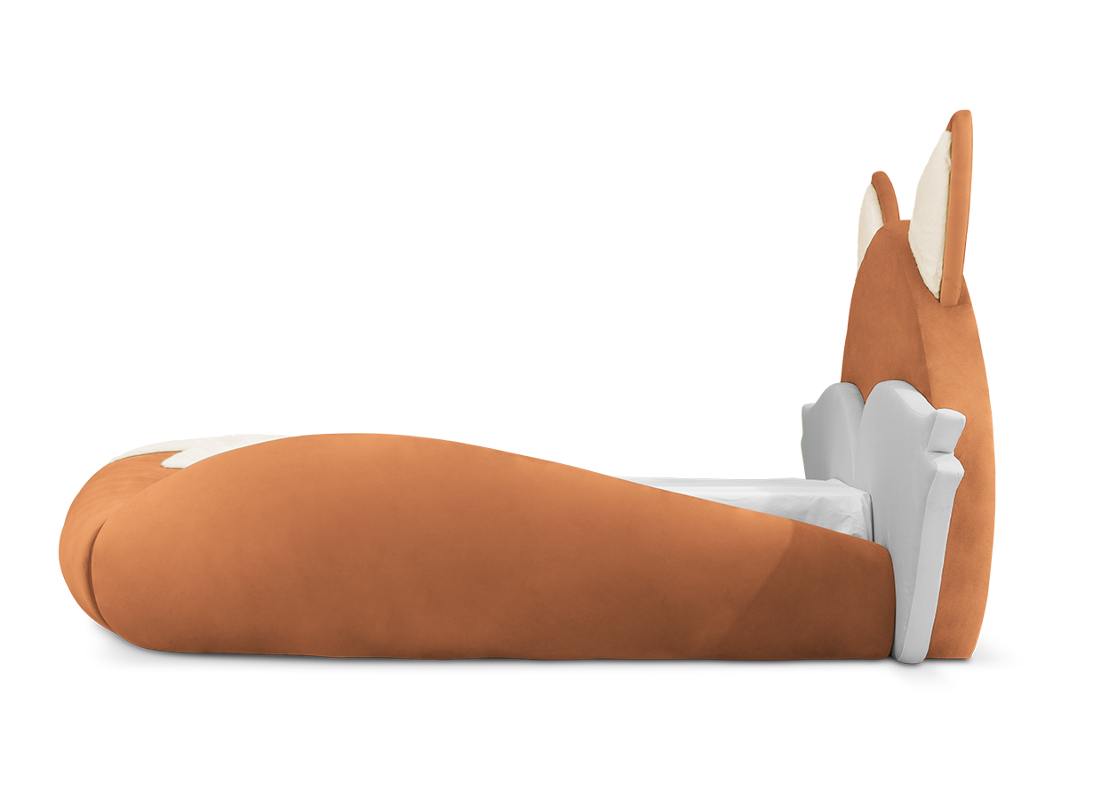 Fox Orange Kids Bed