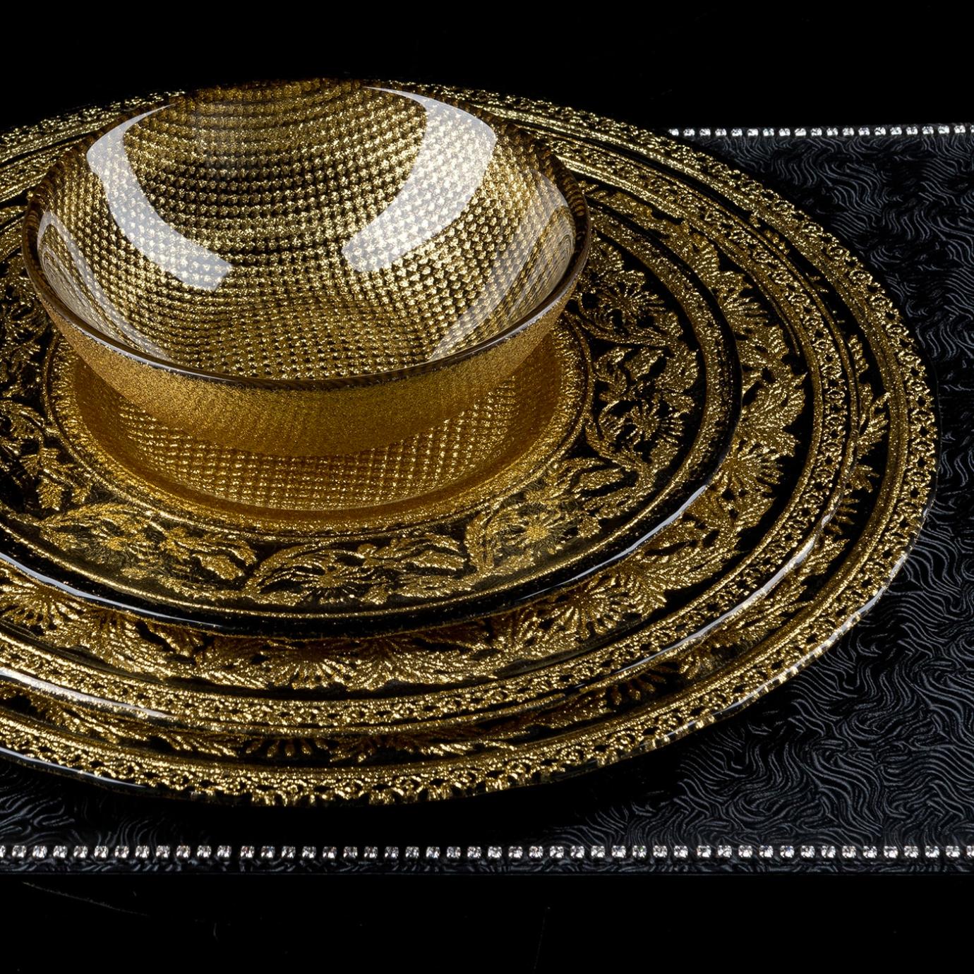 Black and Gold Classic Decorative Bowl