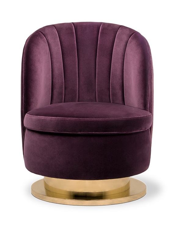 Galen Purple Single Sofa