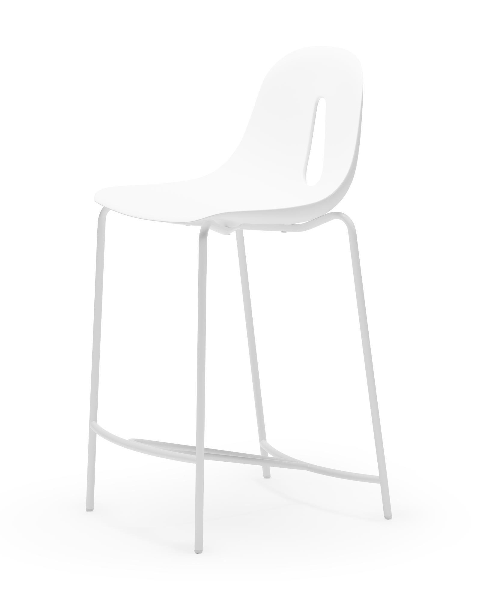 Gotham White Bar Stool