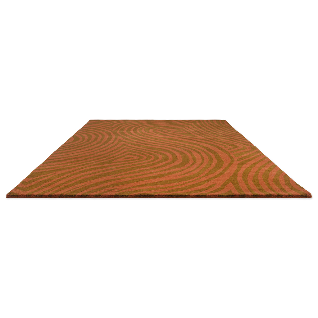 Groove Burnt Orange Rug | Size: 200 x 300 cm
