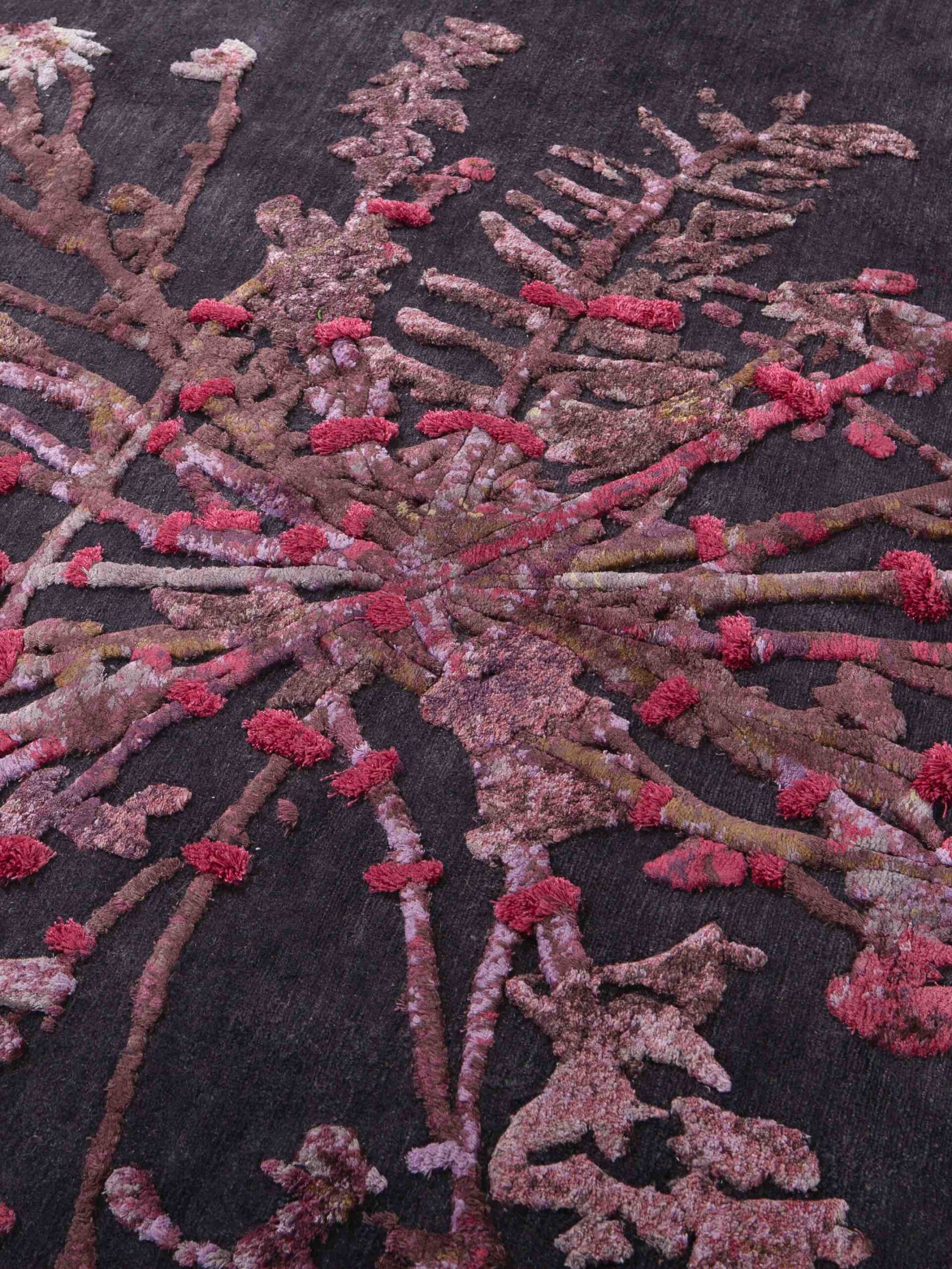 Savage Flowers Designer Rug