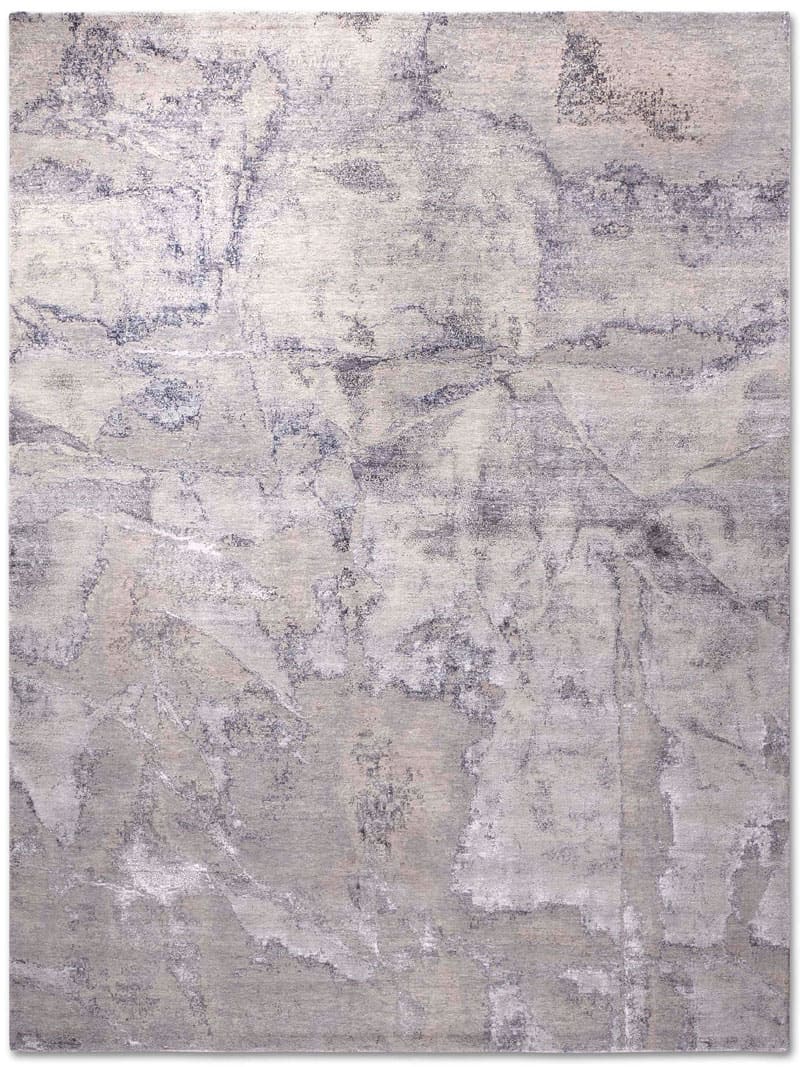 Grey Luxury Hand-Knotted Rug