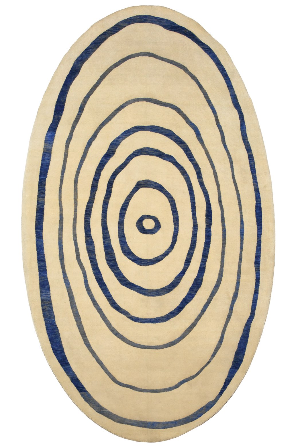 Zen Cieli Oval Wool / Silk Rug