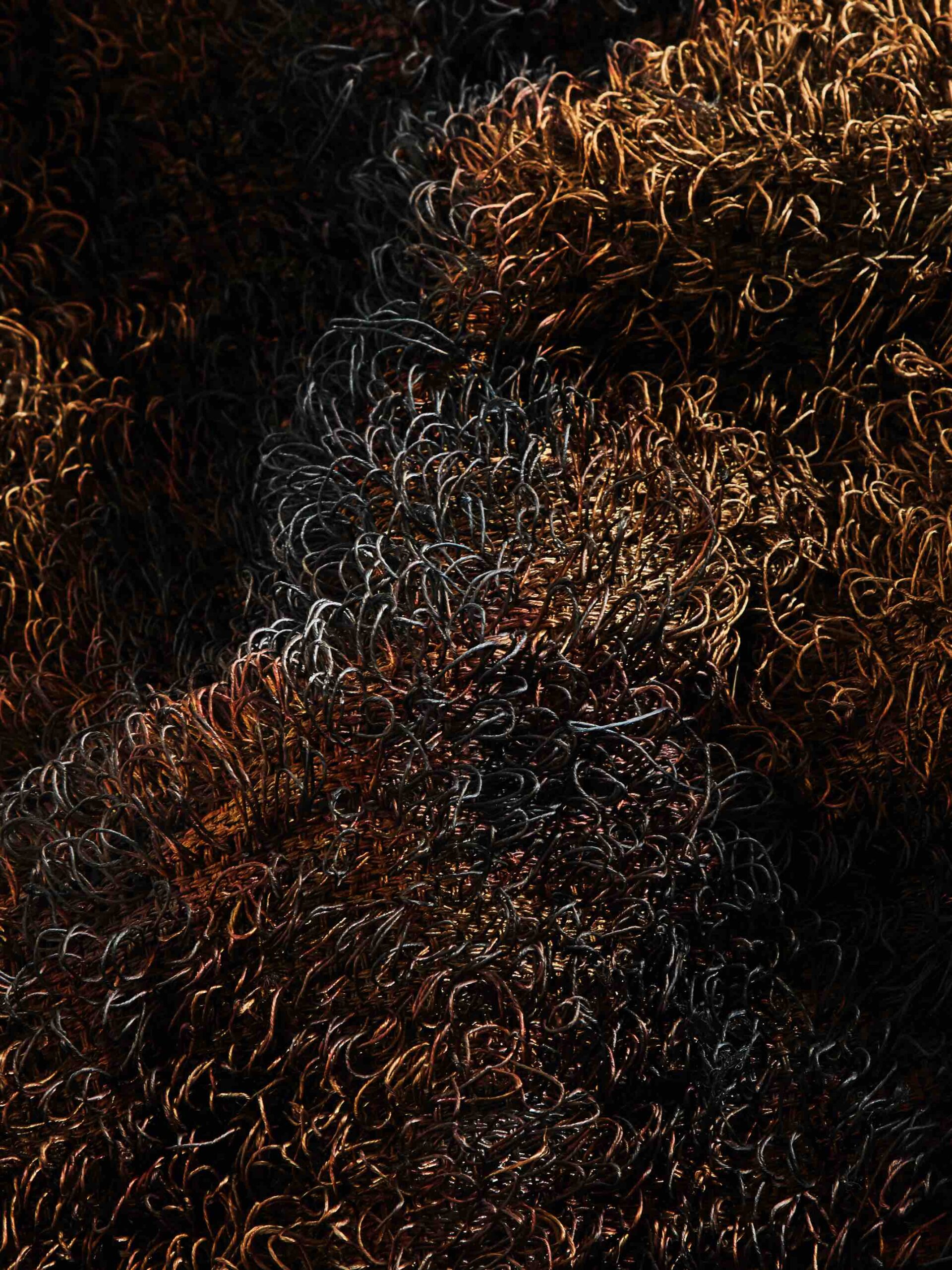 Metal Designer Luxury Rug