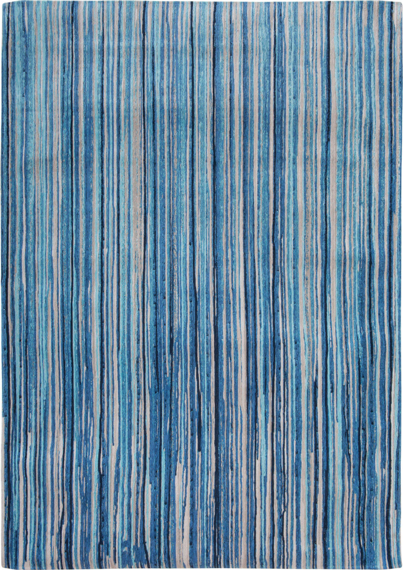 Blue Stripes Rug ☞ Size: 200 x 280 cm
