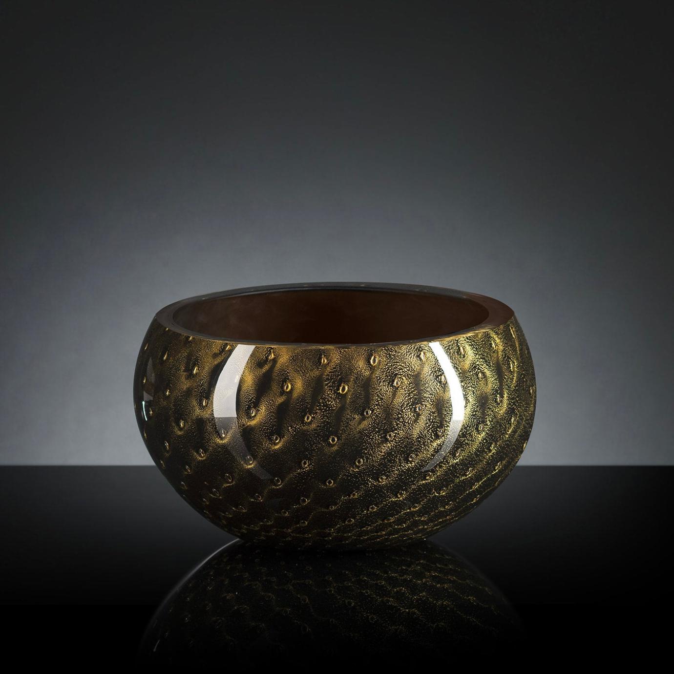 Mocenigo Black and Gold Italian Bowl