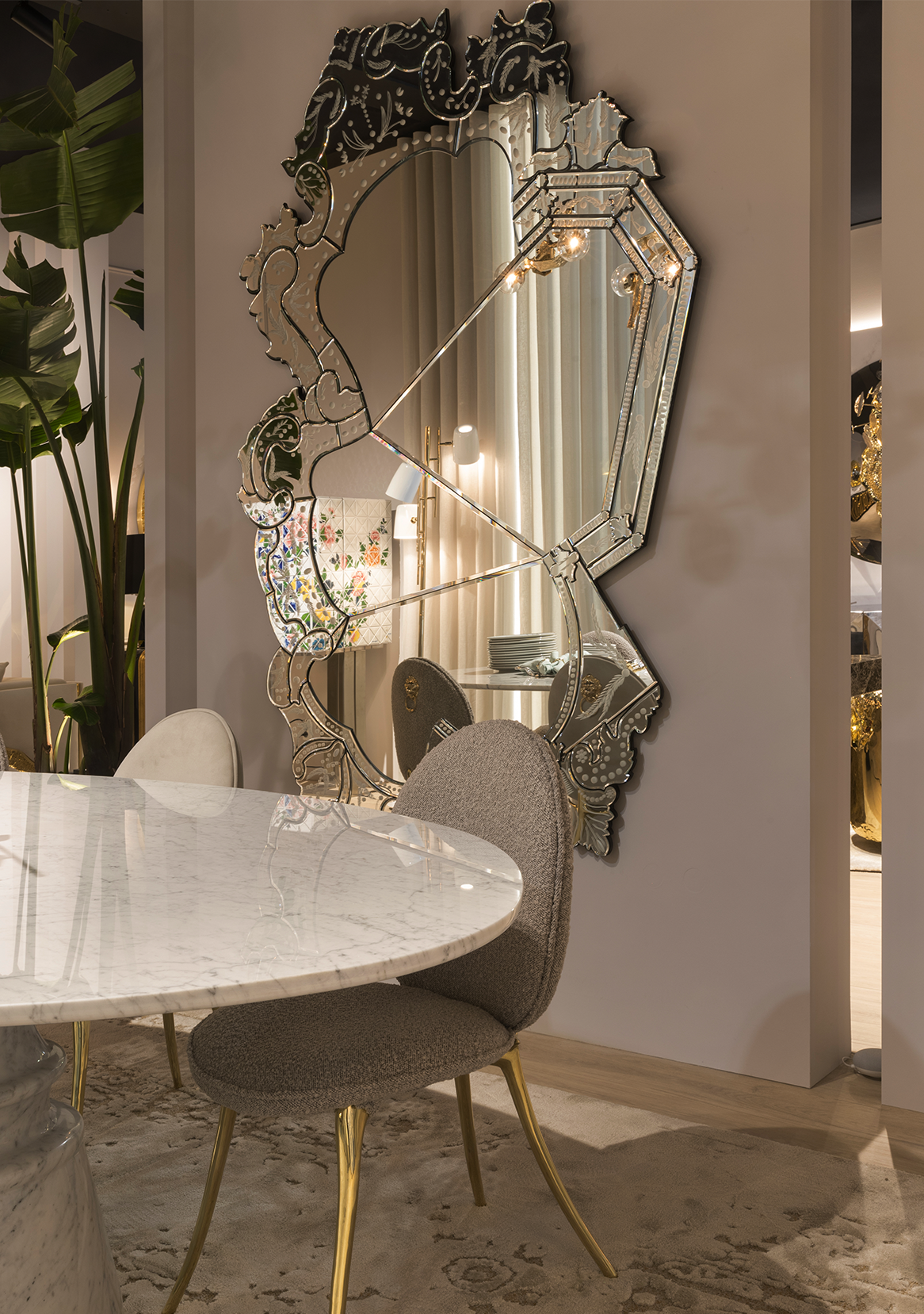 Venetian Opulence Reflective Mirror
