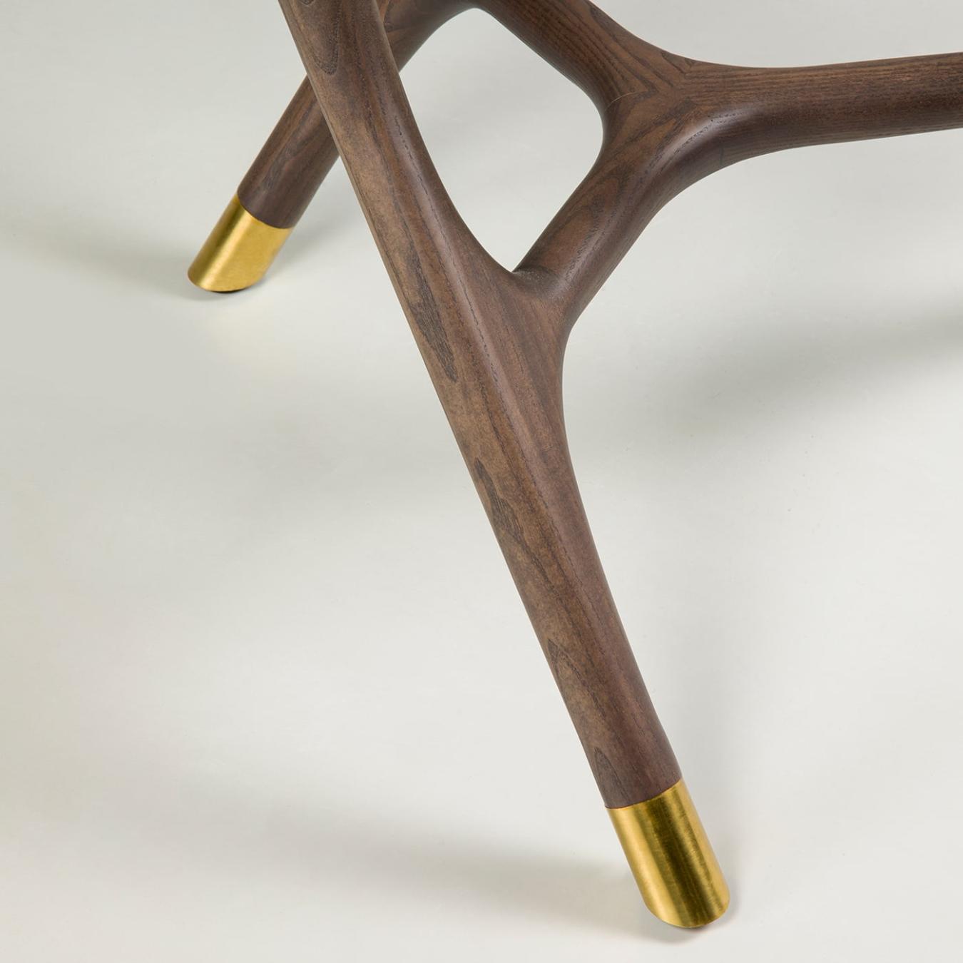 Joyce Round Glass Top Artisan Table