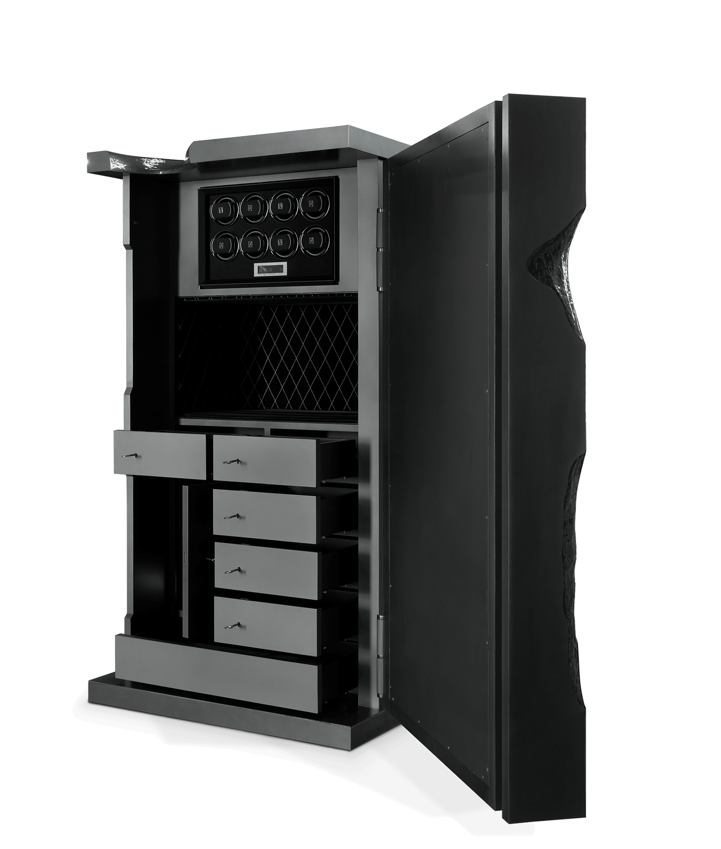 Tycoon Matte Grey Elite Designer Safe