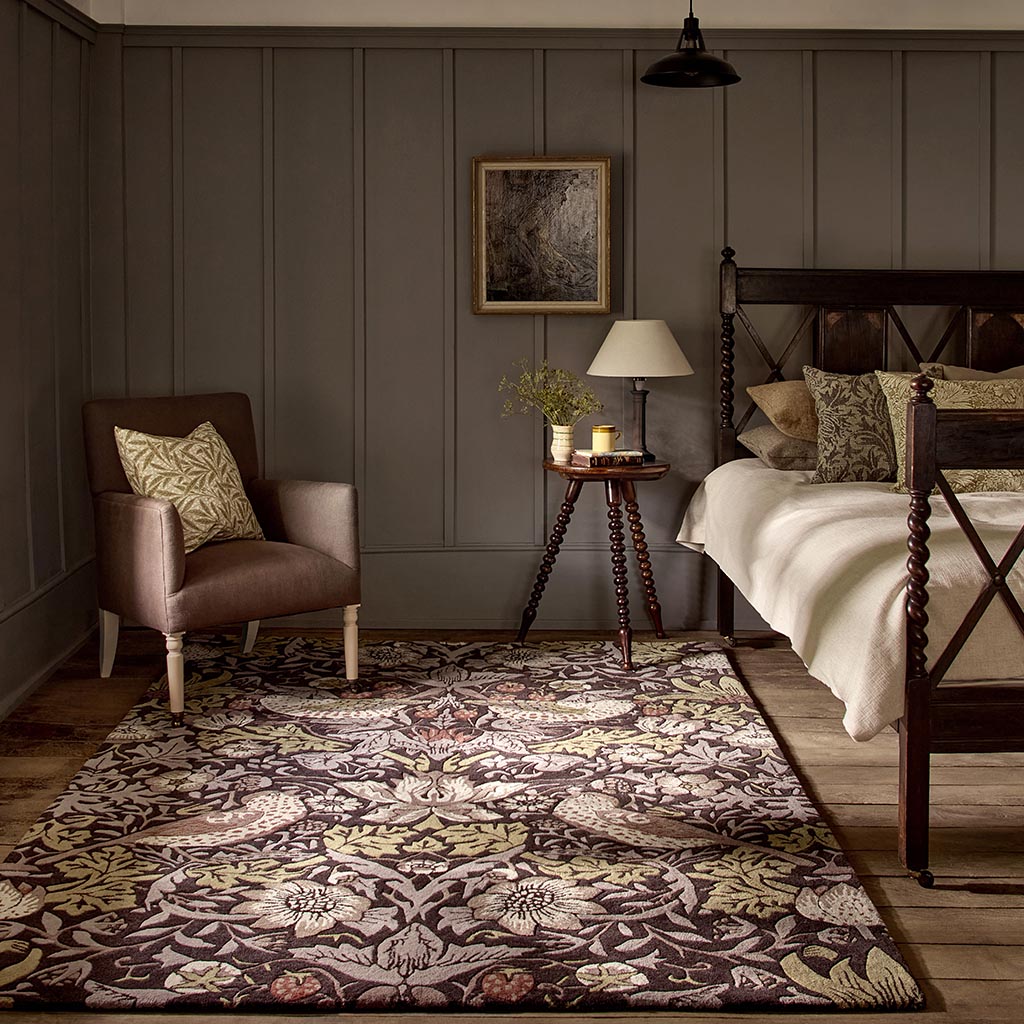 Grape Shaggy Rug | Size: 250 × 350 cm