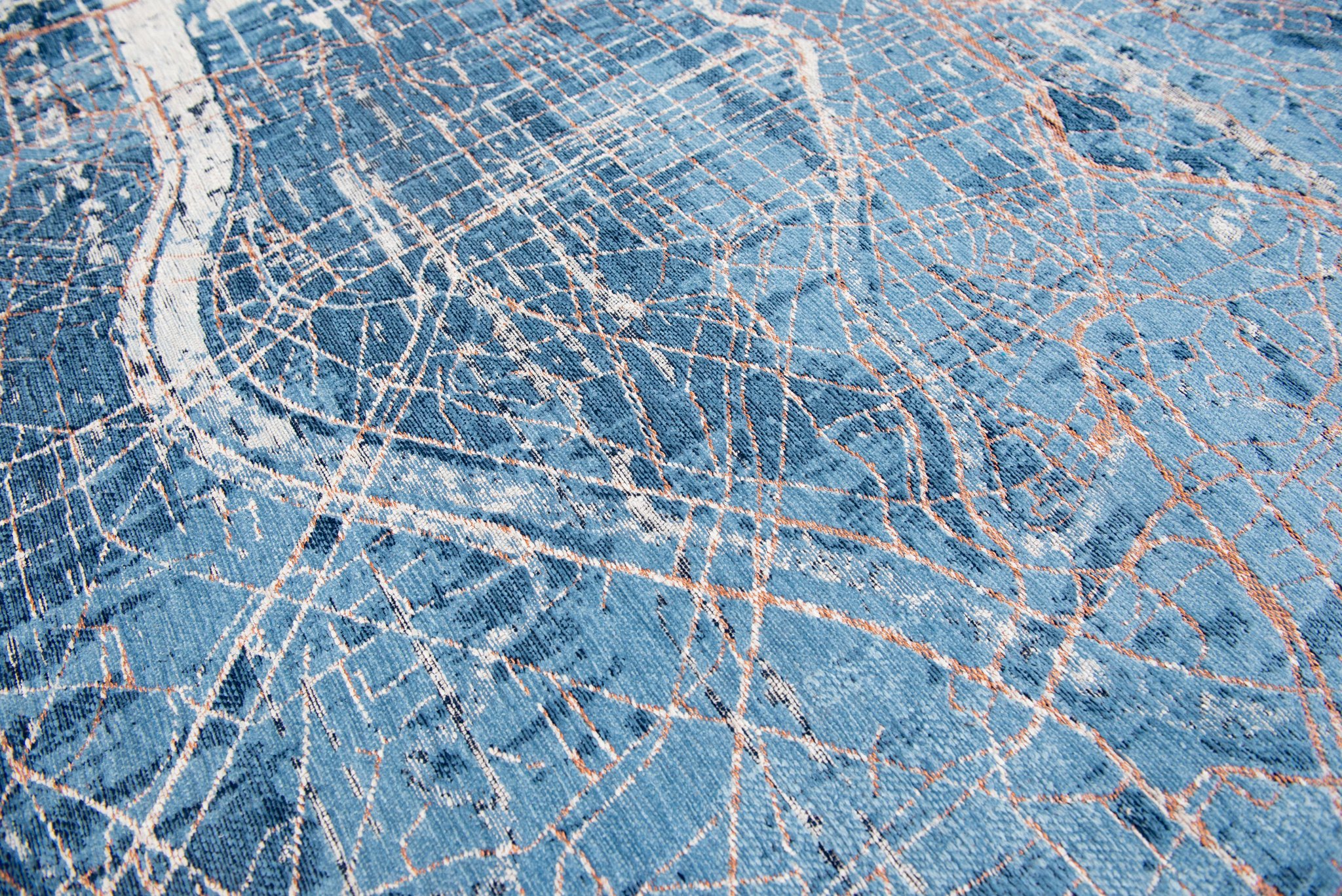 Conductive Blue Modern Designer Rug | Size: 200 x 280 cm