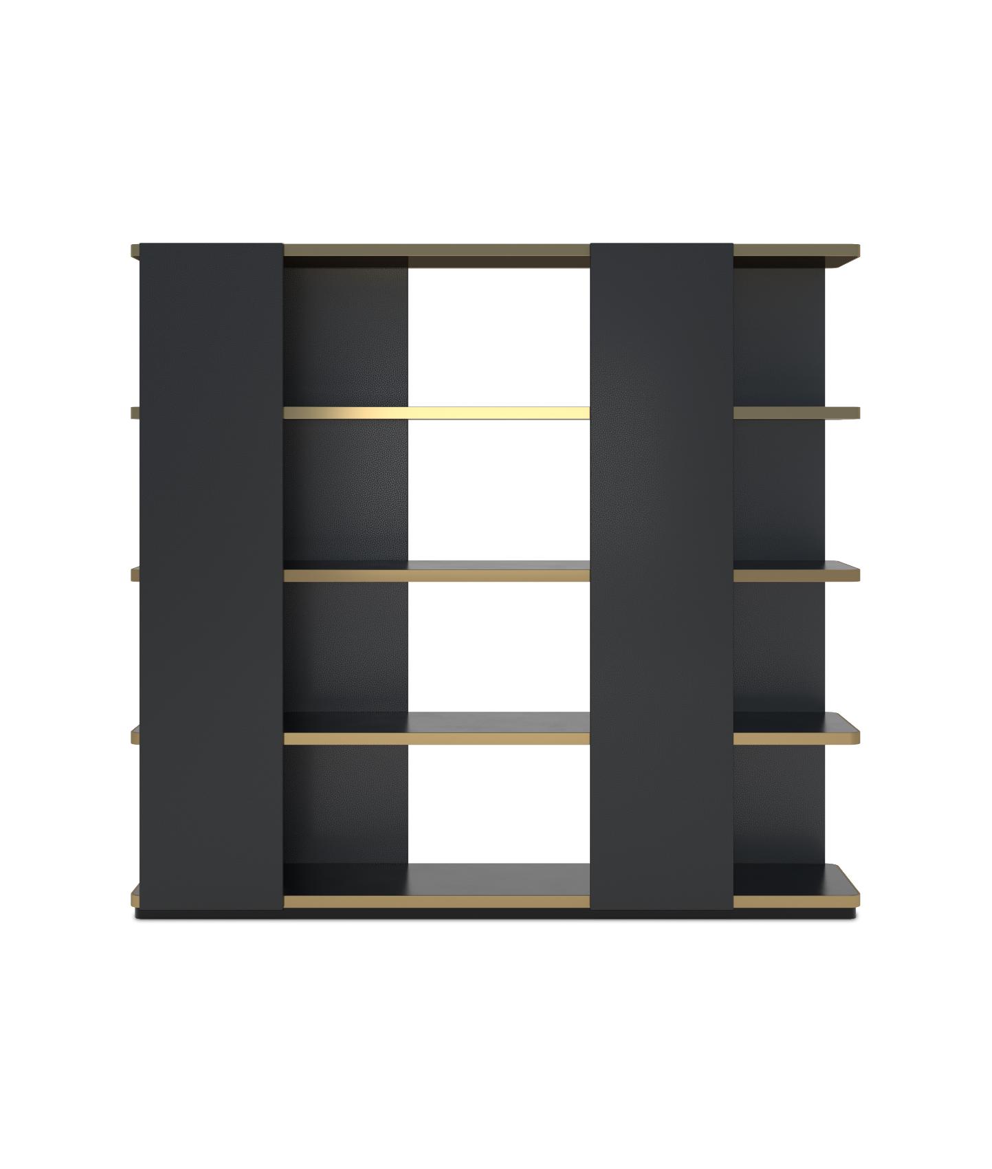 Melodie Black Designer Bookcase