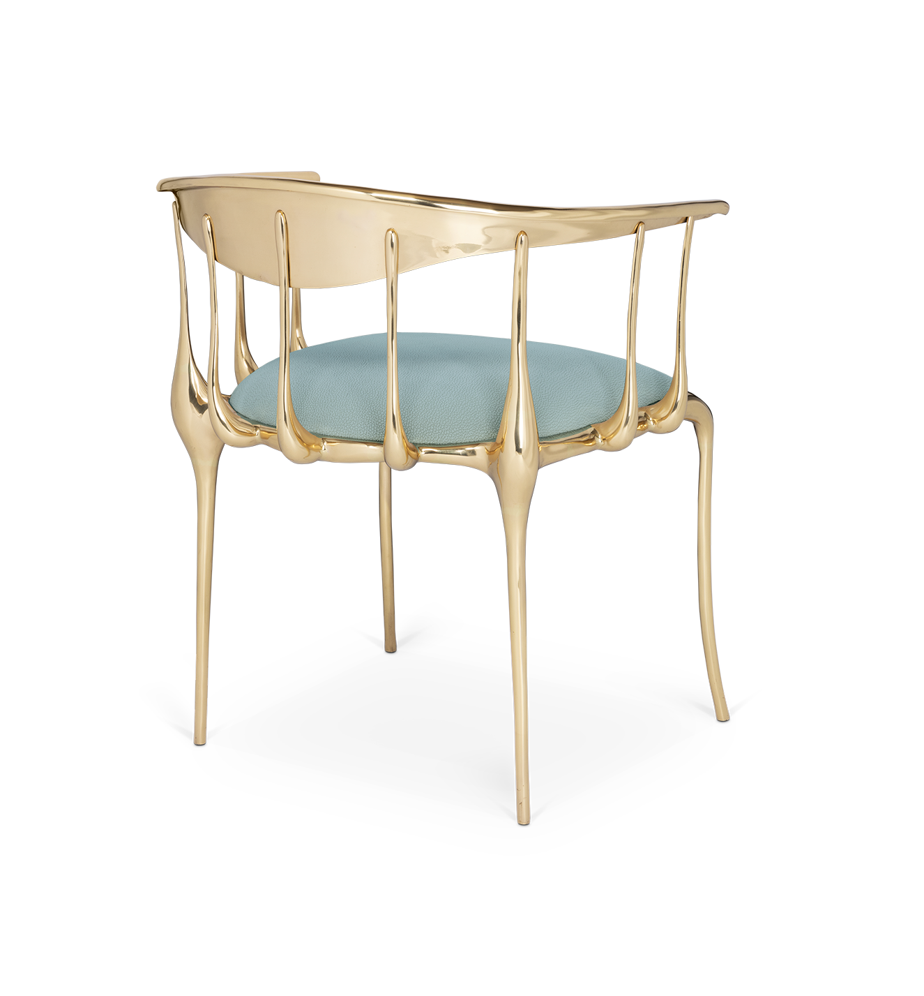 Light Blue Designer Luxe Chair