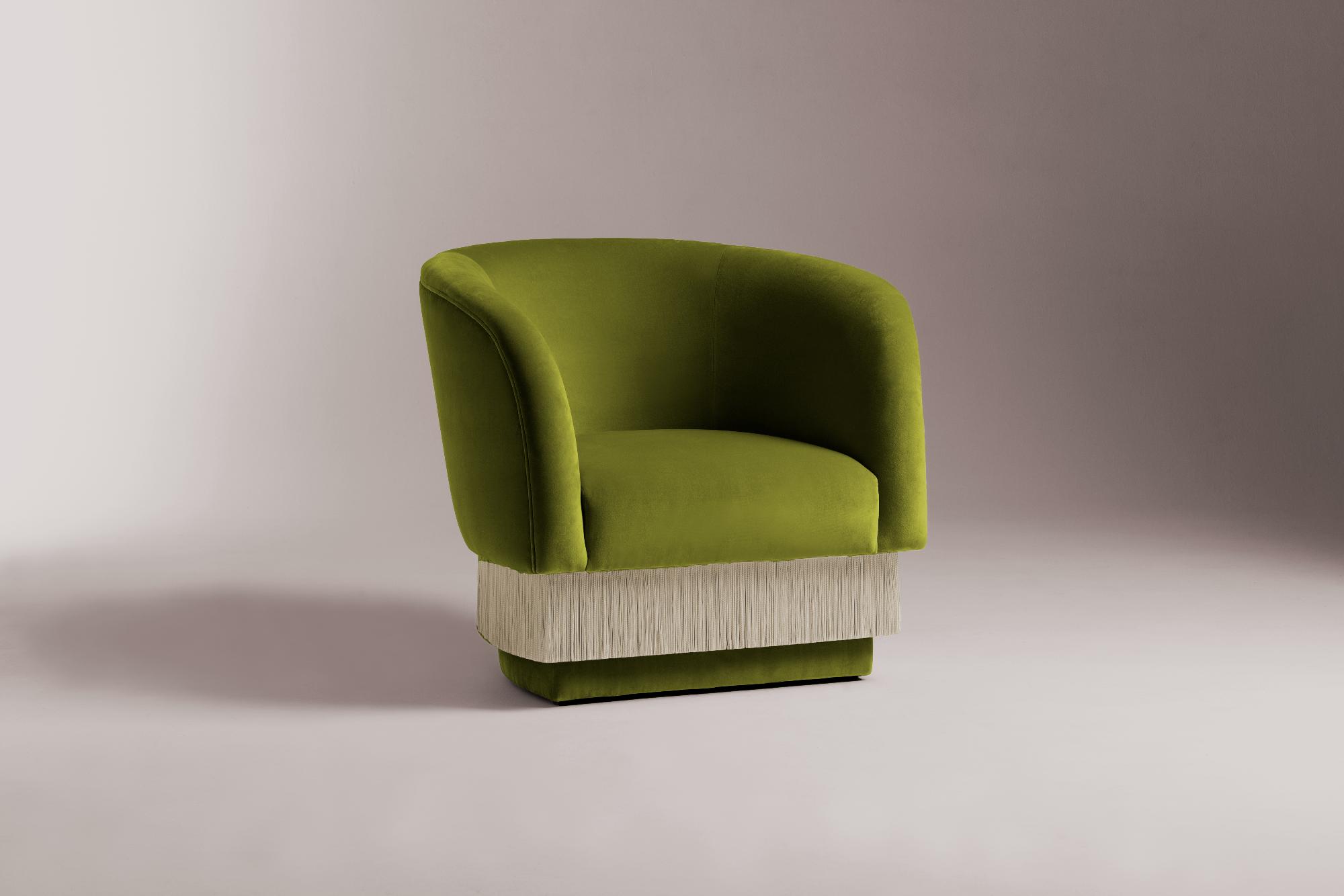 La Folie Green Armchair