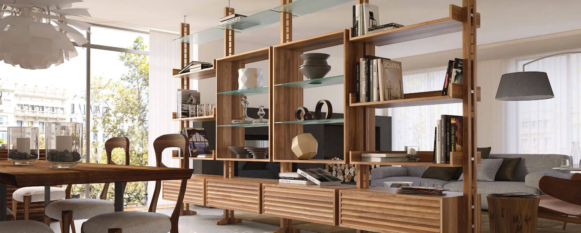 Elle Elegant Bookcase - 1
