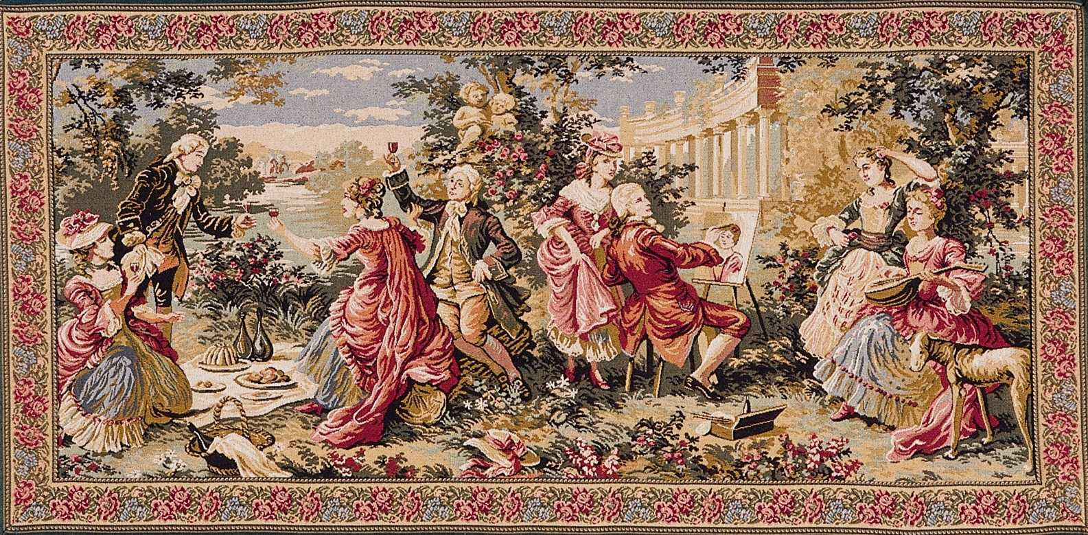 Garden Party in the Countryside with Border Tapestry