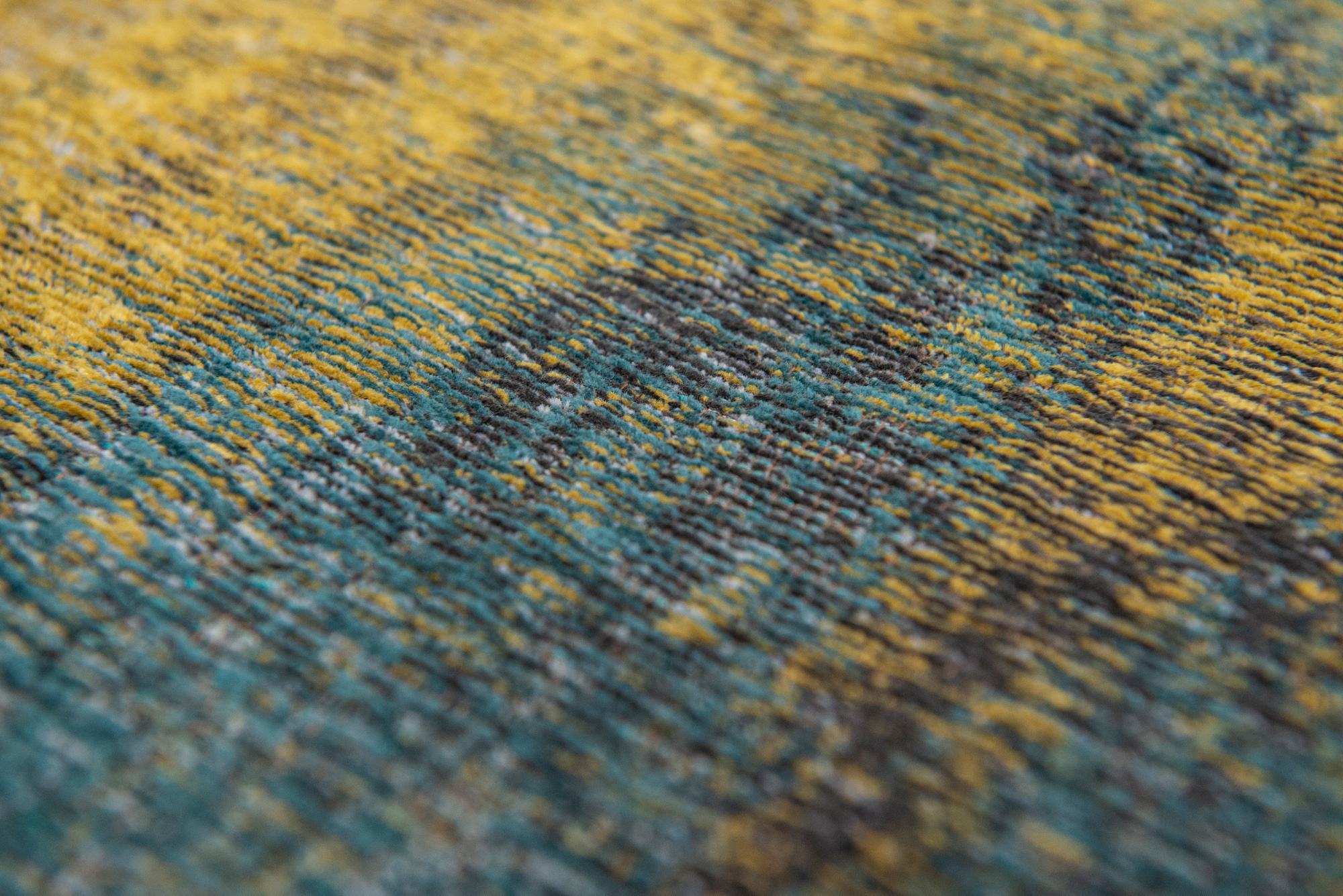 Modern Art Flatwoven Blue Rug