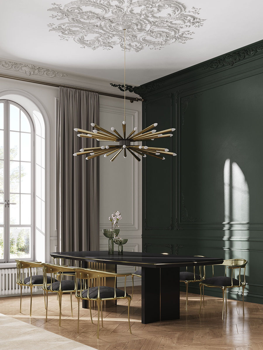 Opulent Glow Suspension Lamp - 6