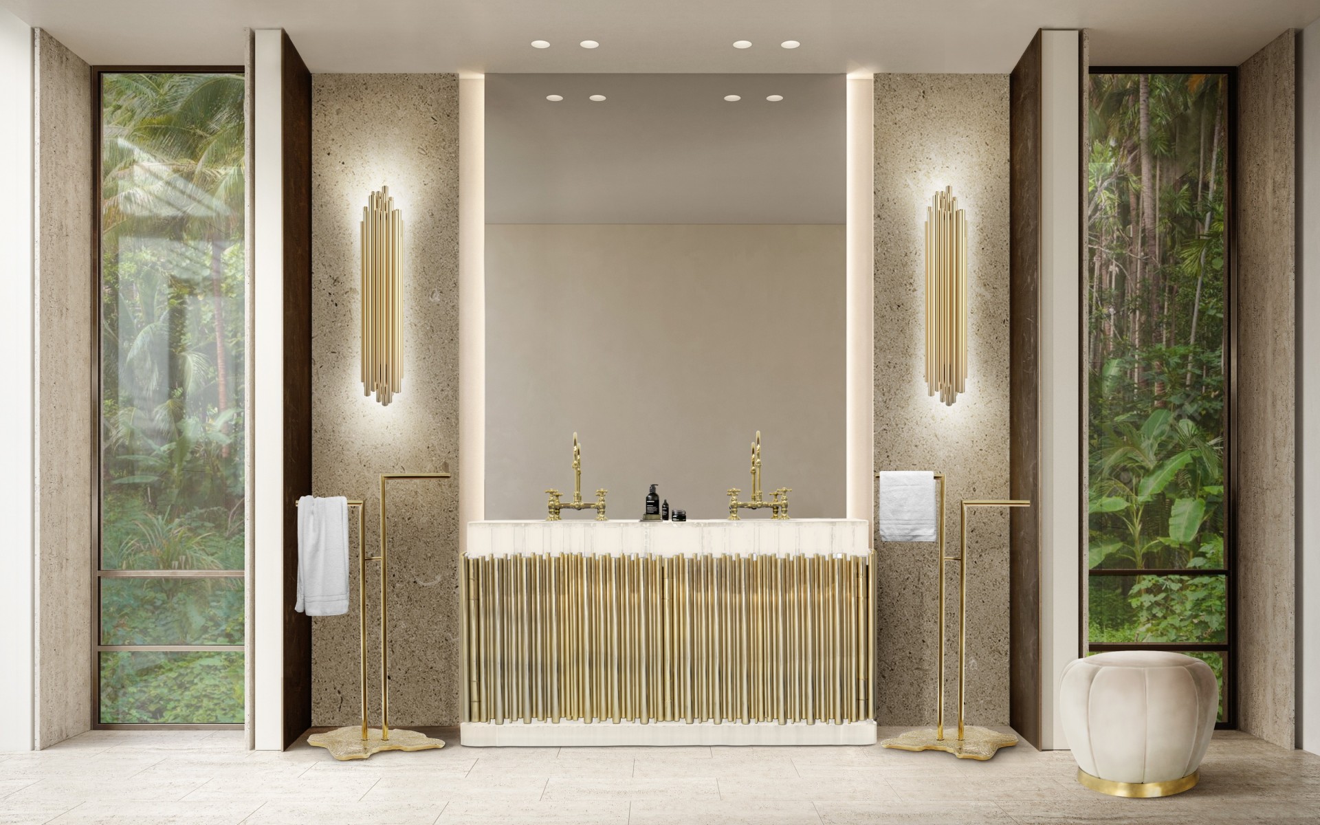 Aurora Luxe Towel Rail