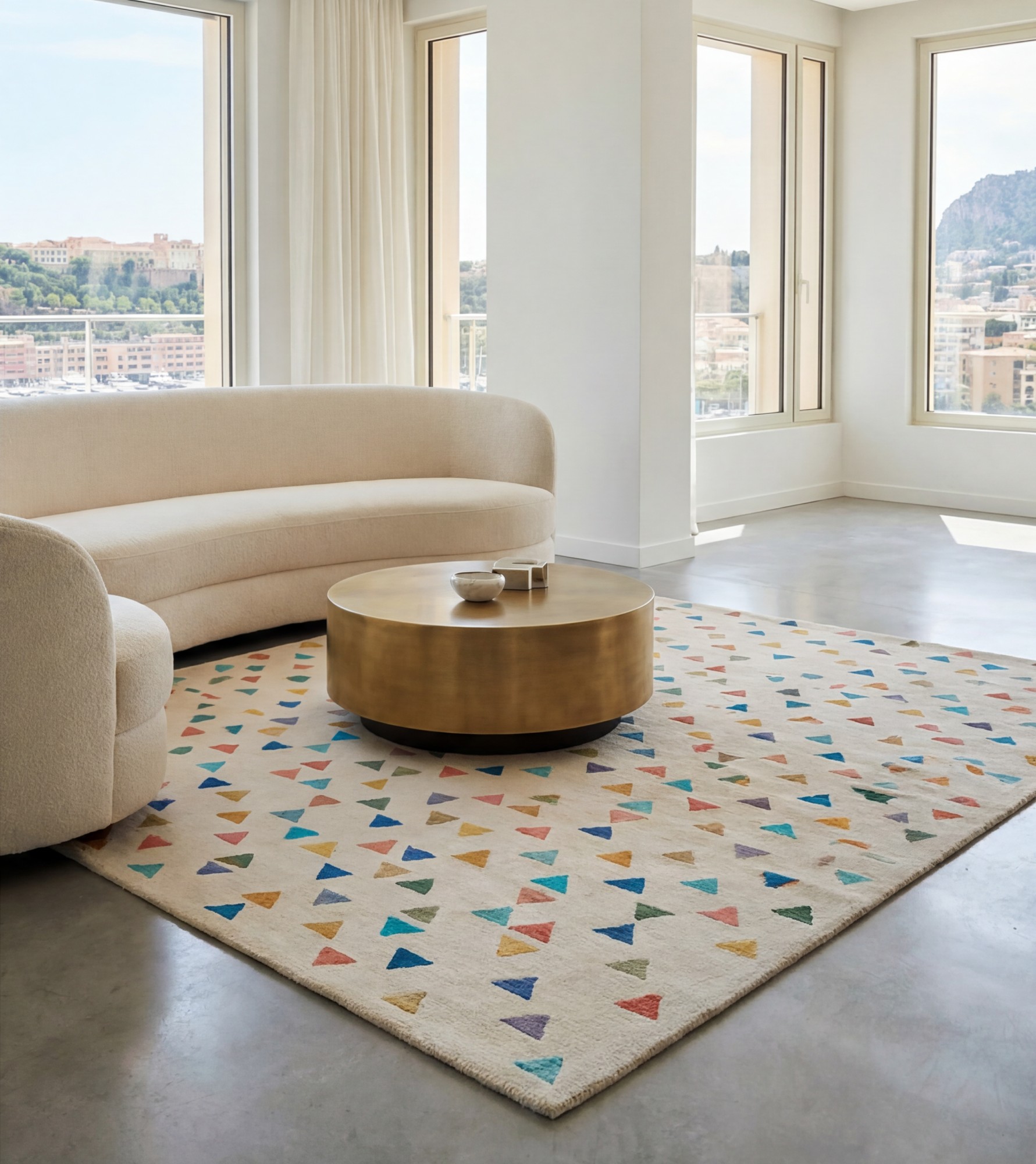 Confetti Field Sand Heritage Rug