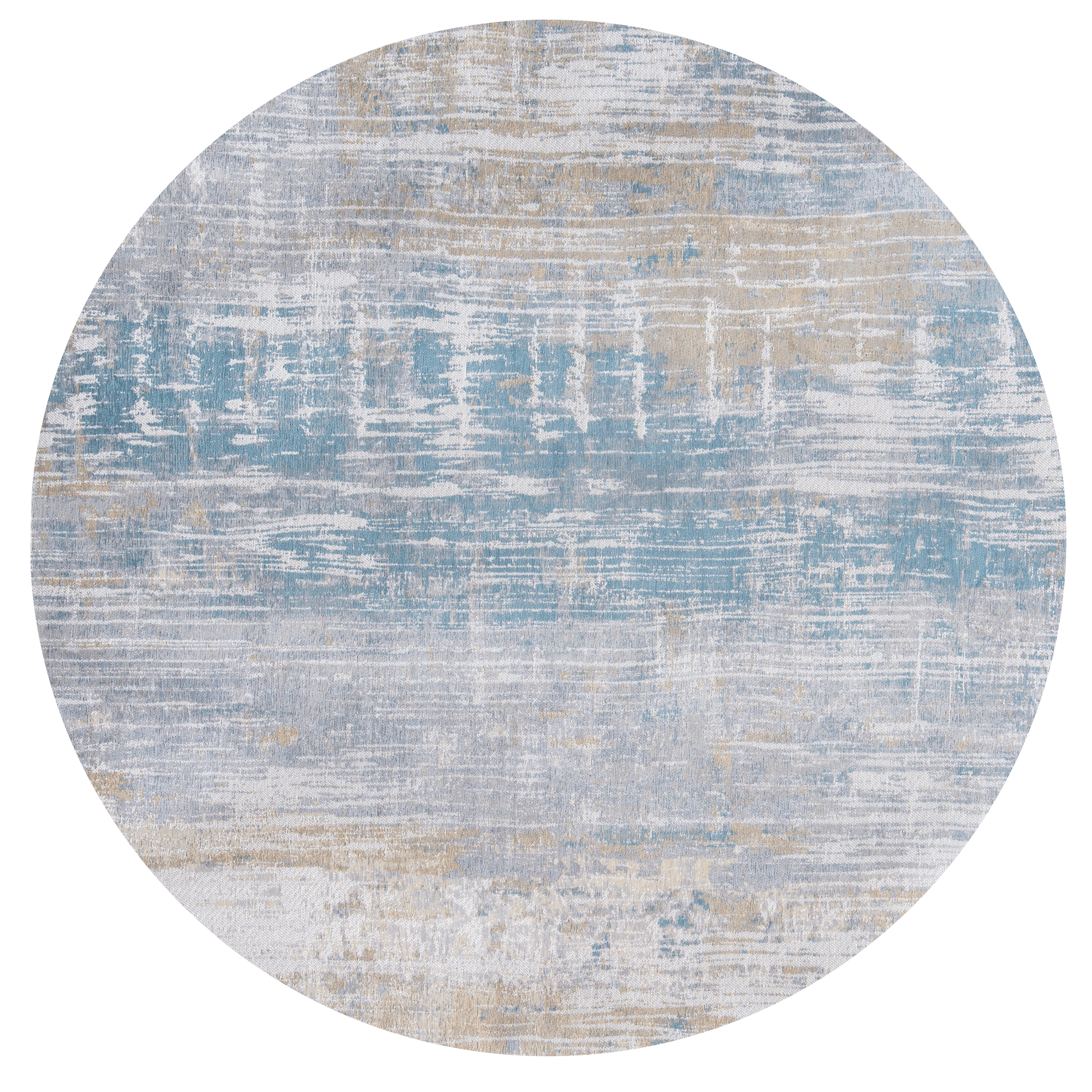 Deep Blue Round Rug | Size: Ø 240 cm