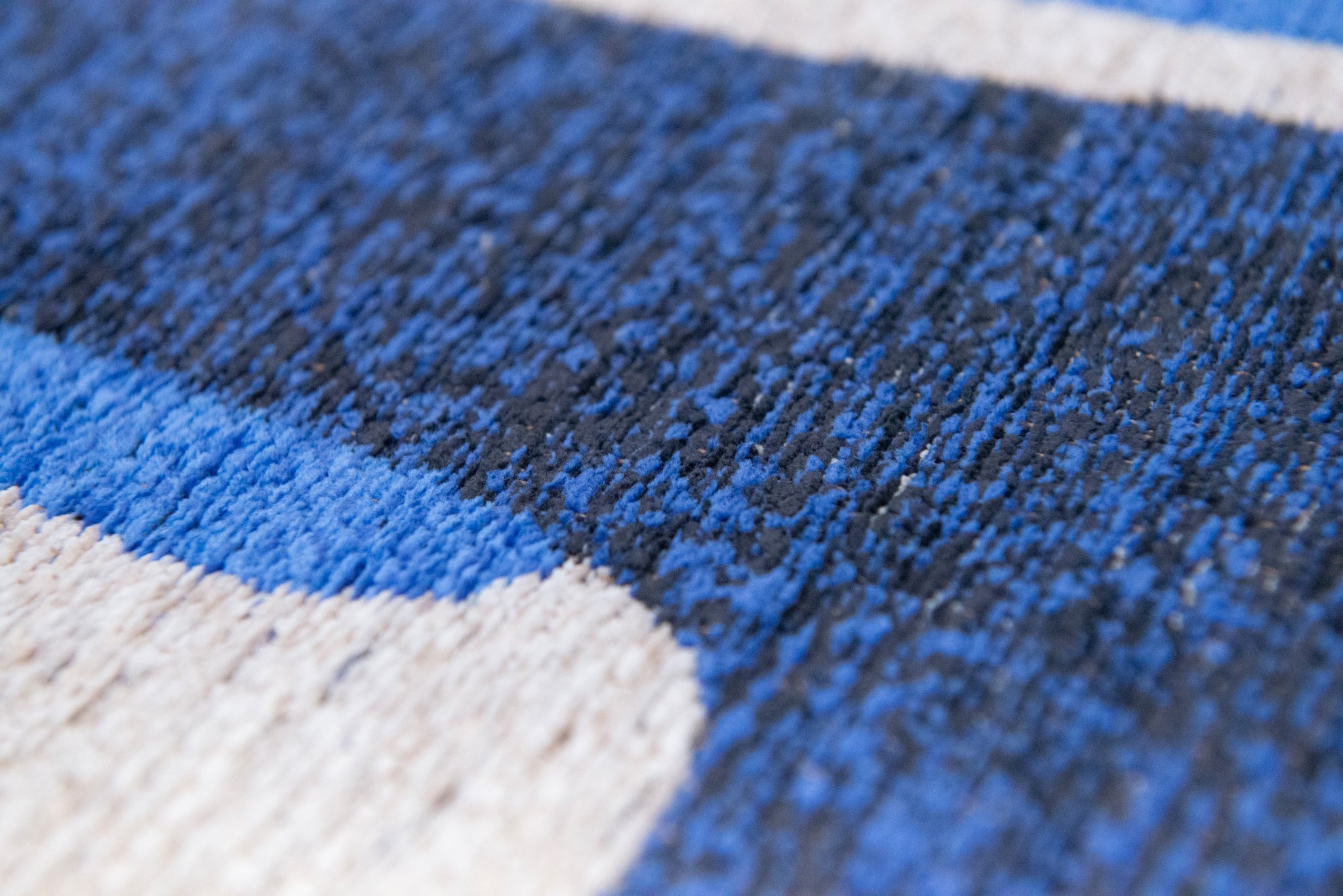 Ultramarine Modern Flatweave Rug | Size: 80 x 250 cm