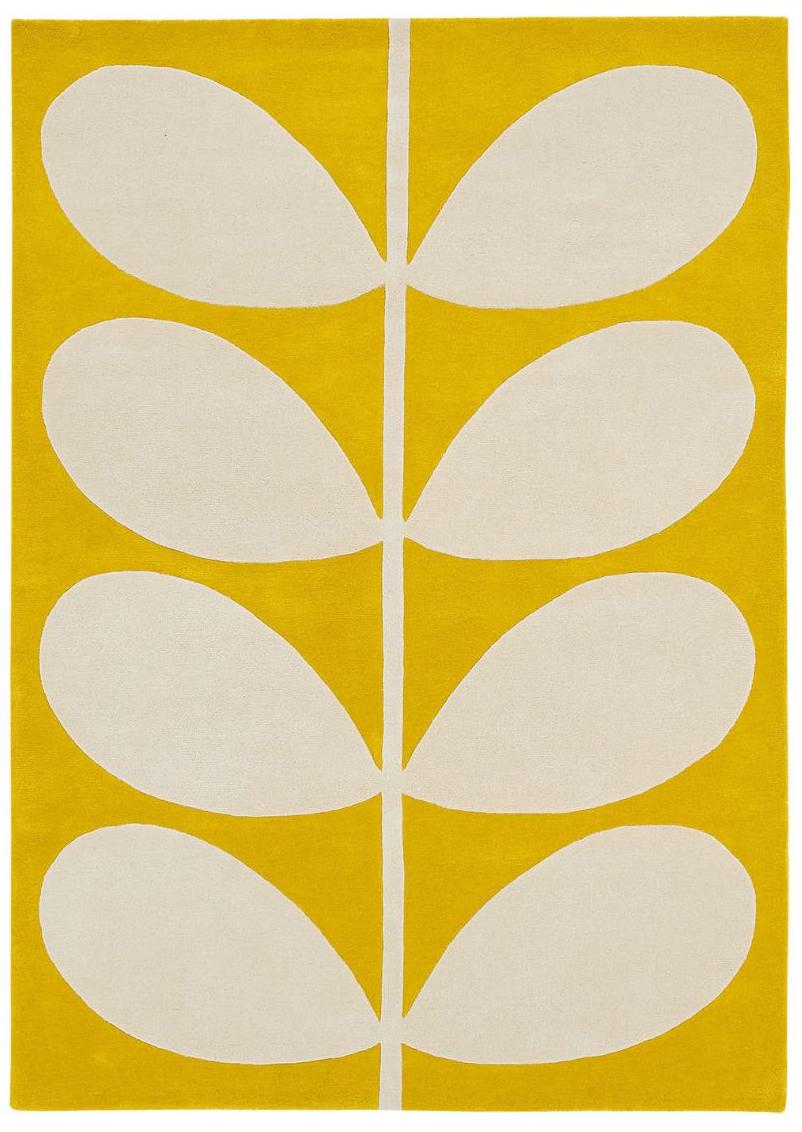 Yellow Leaves Handwoven Premium Rug