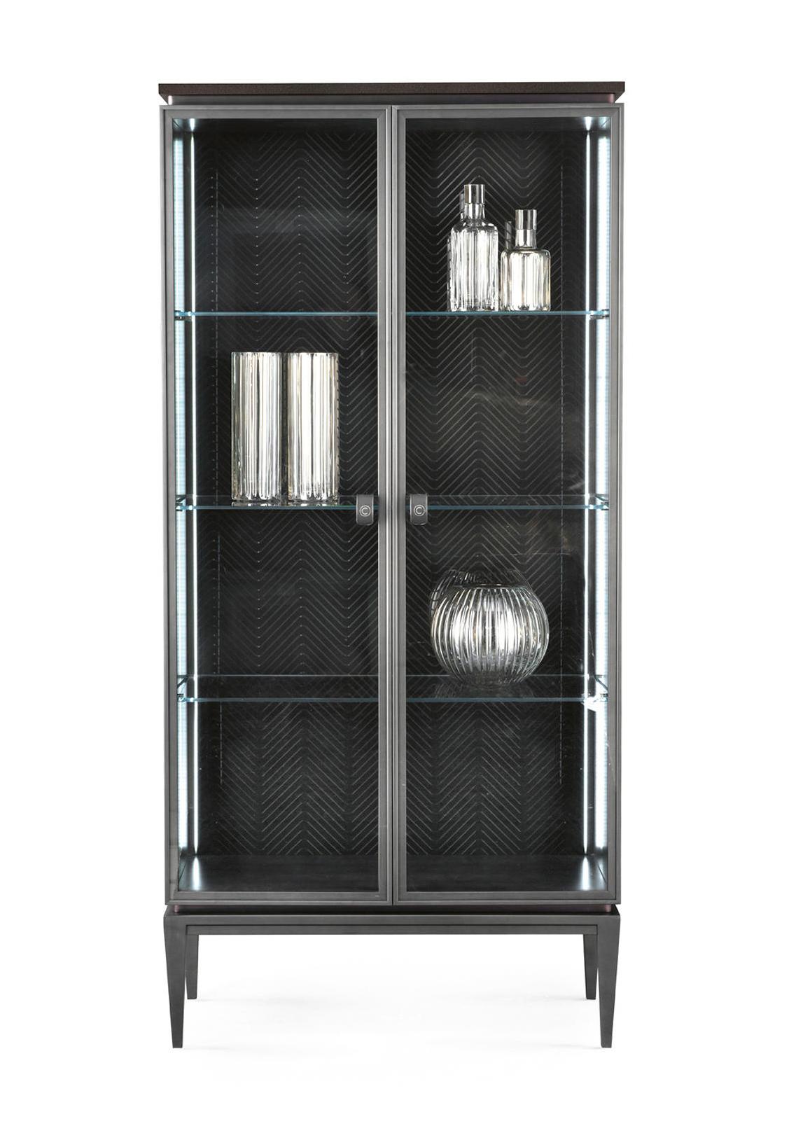 Elegant Glass Showcase Cabinet