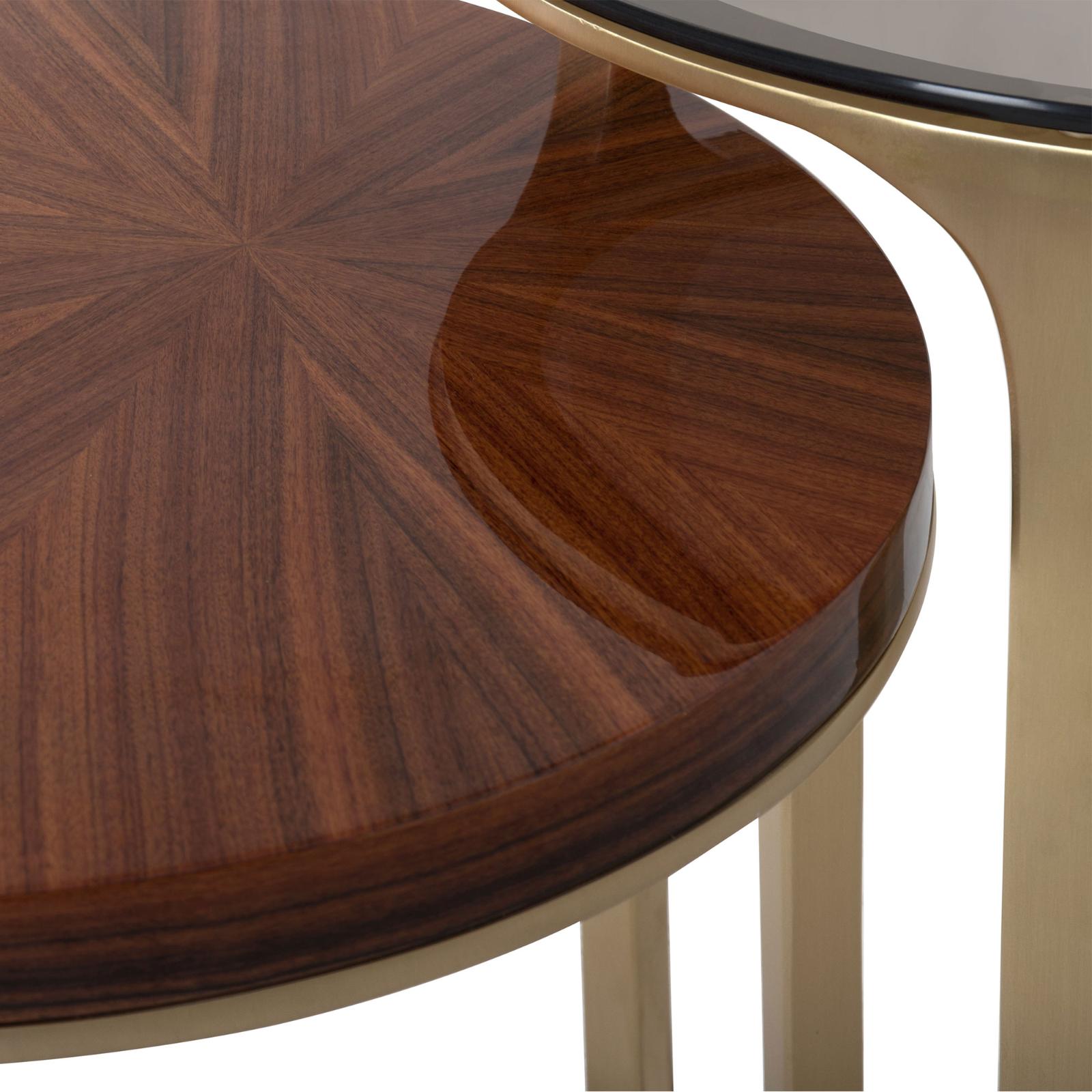Two-Tier Layered Side Table