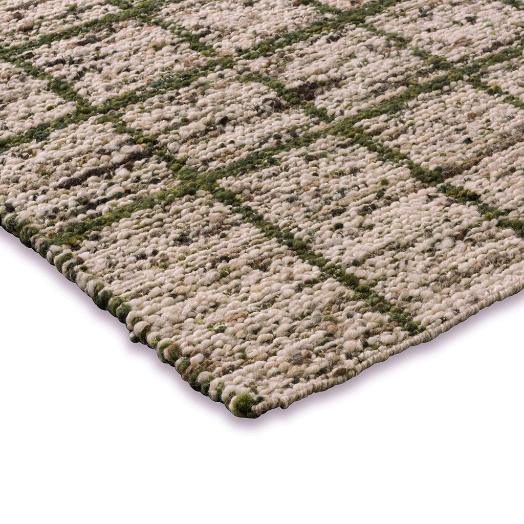 Craft Green Rug | Size: 160 × 230 cm