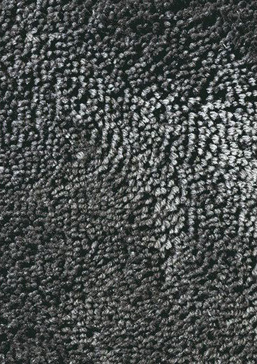 Plain Black Rug Hermitage 21915