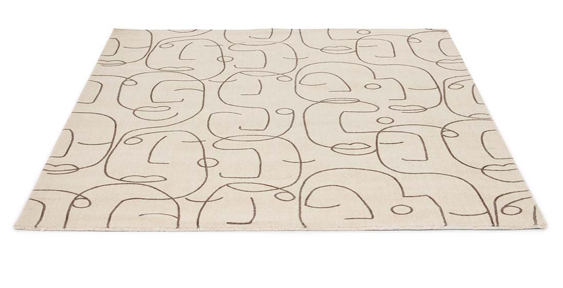Charcoal Handwoven NZ Wool Rug