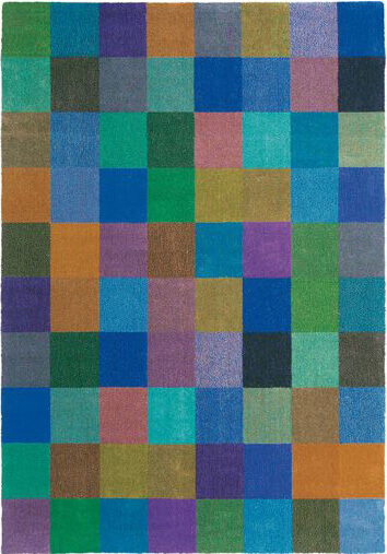 Geometric Pattern Rug Fusion Patch Blue | Size: 200 x 280 cm
